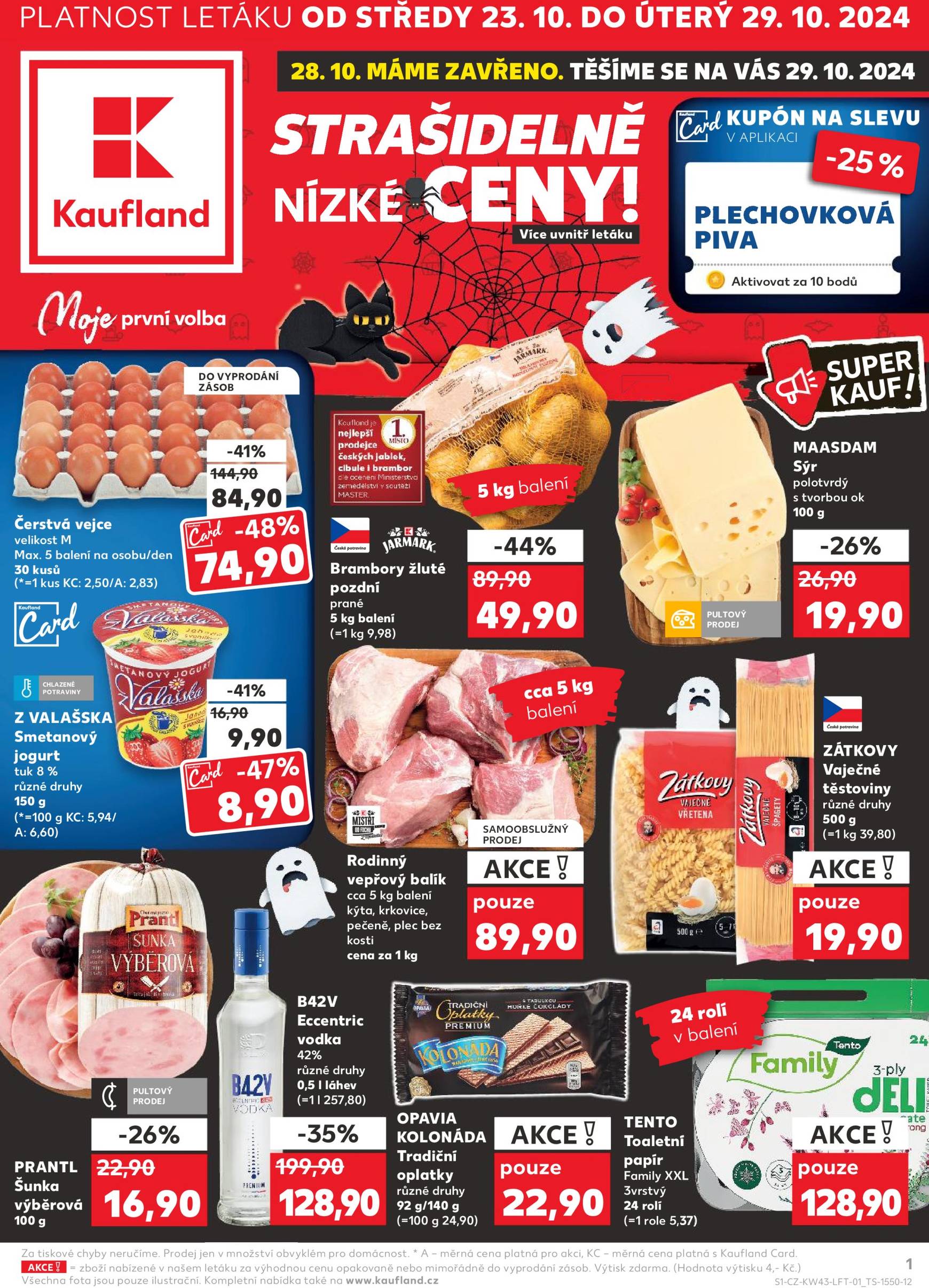 kaufland - Leták Kaufland od 23.10. do 29.10.