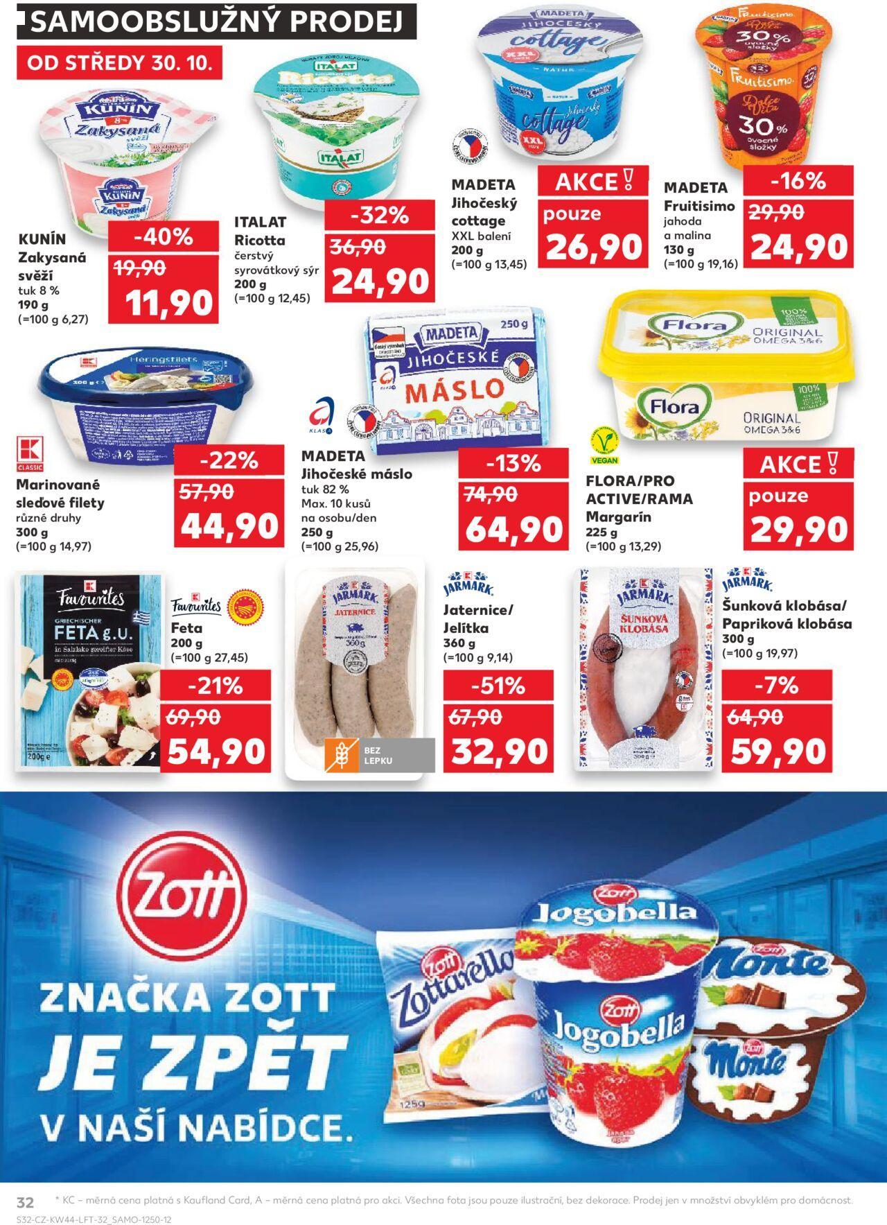 kaufland - Kaufland leták - Praha 8 30.10.2024 - 05.11.2024 - page: 32