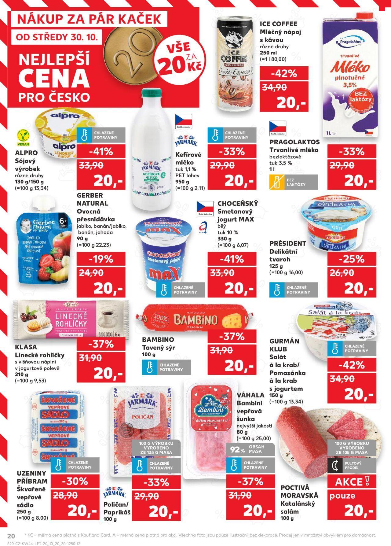 kaufland - Kaufland leták - Plzeň Bory 30.10.2024 - 05.11.2024 - page: 20