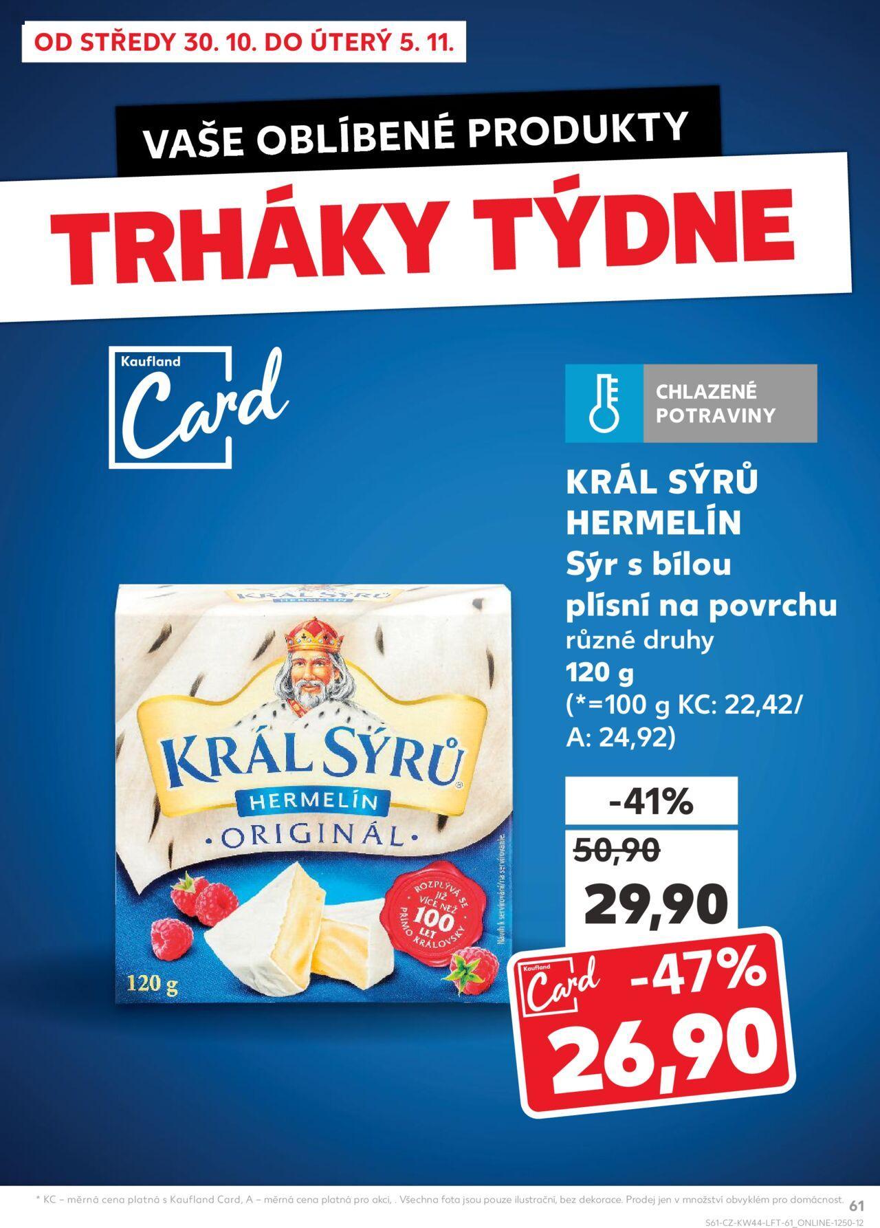 kaufland - Kaufland leták - Plzeň Bory 30.10.2024 - 05.11.2024 - page: 61