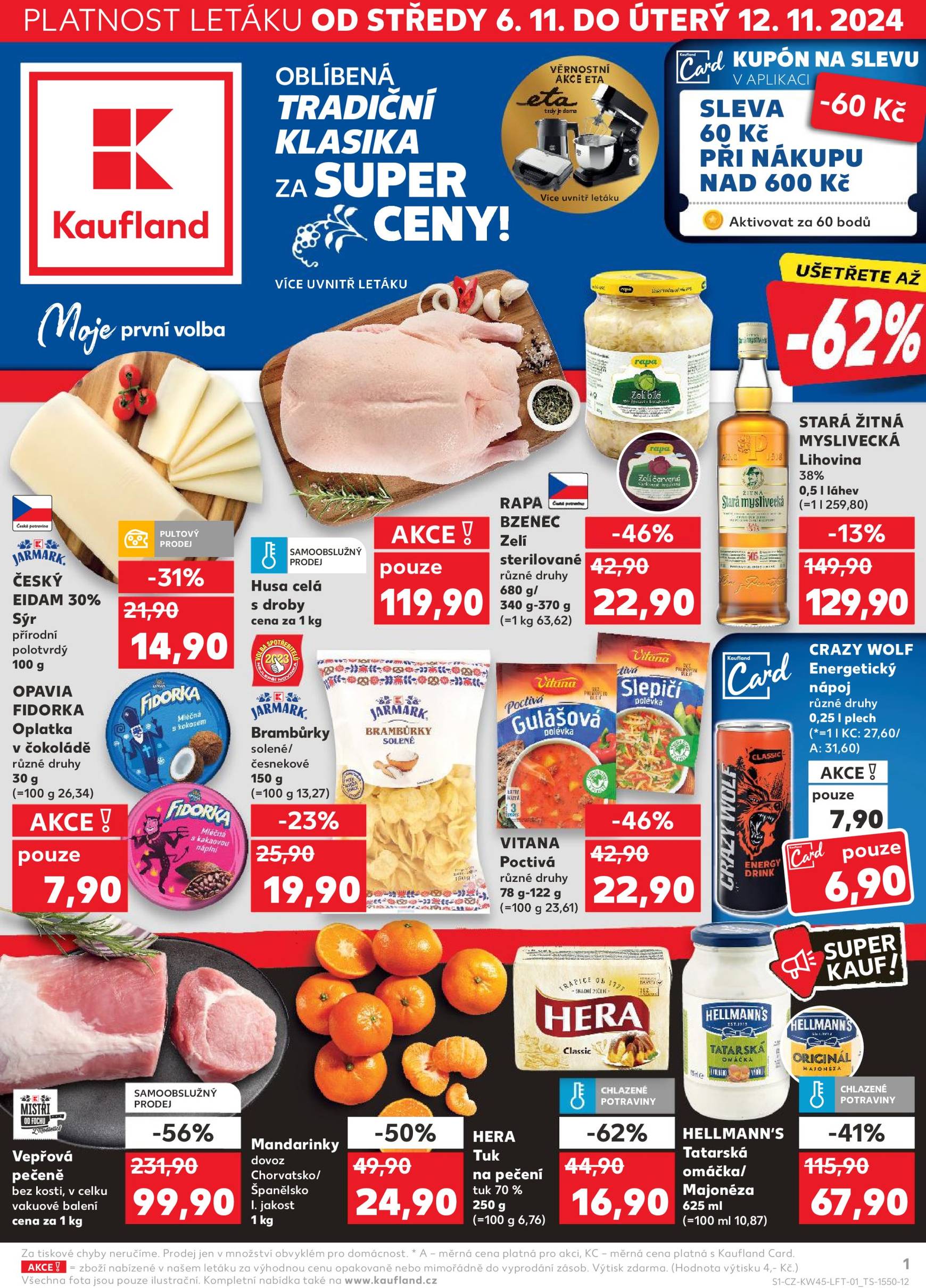 kaufland - Leták Kaufland od 06.11. do 12.11.