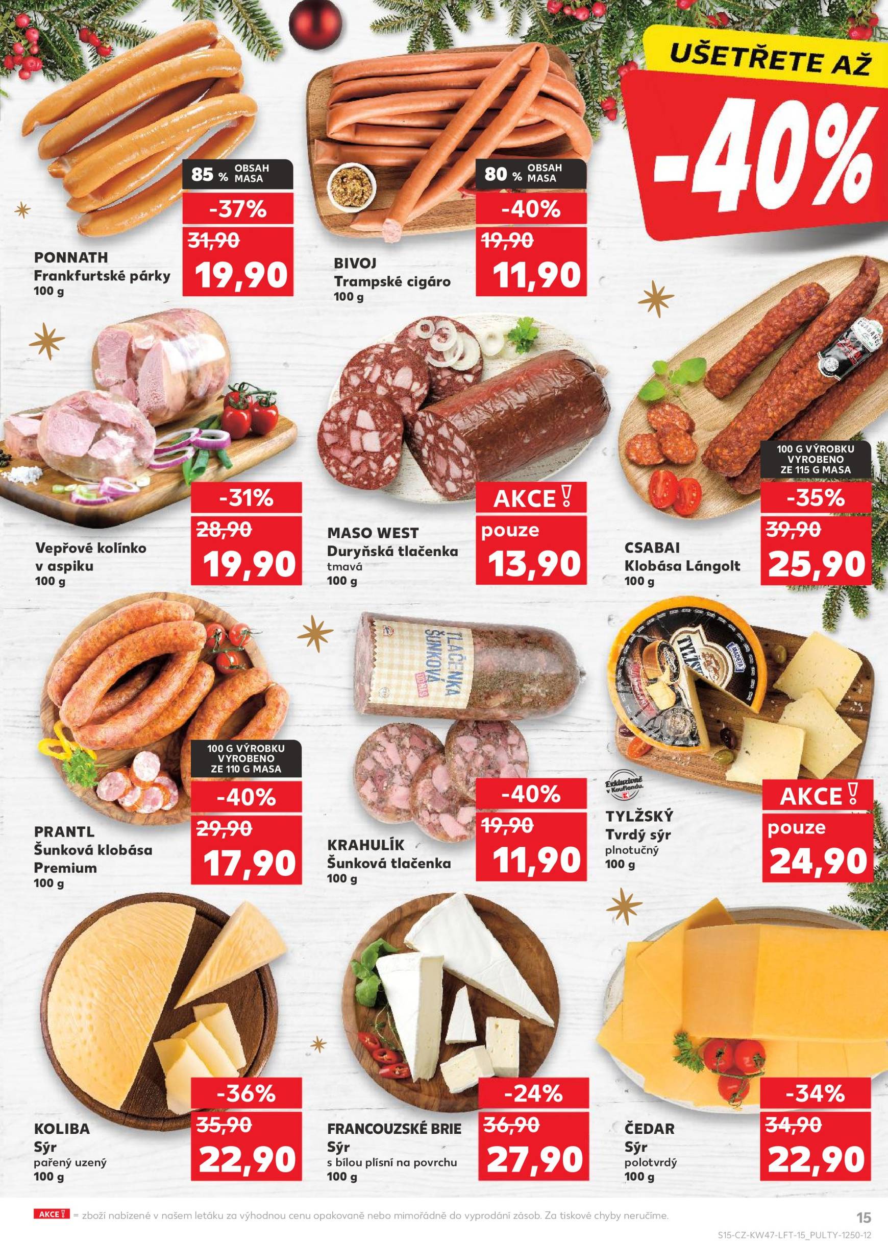 kaufland - Leták Kaufland - Black Friday od 20.11. do 26.11. - page: 15