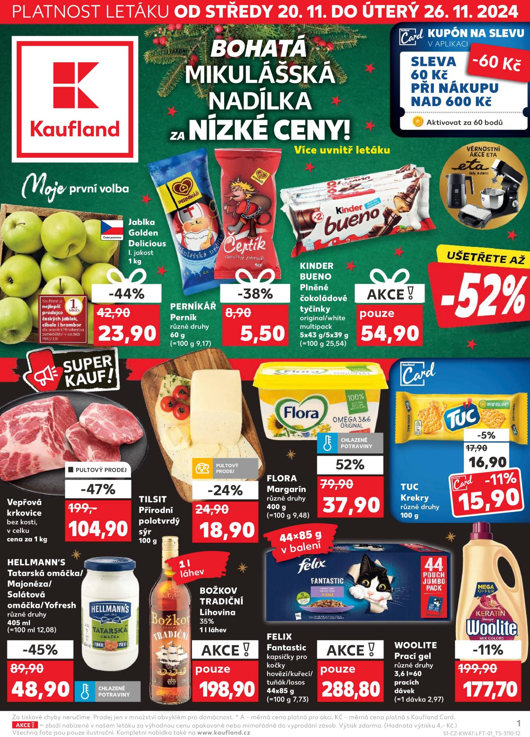 kaufland - Leták Kaufland - Black Friday od 20.11. do 26.11.