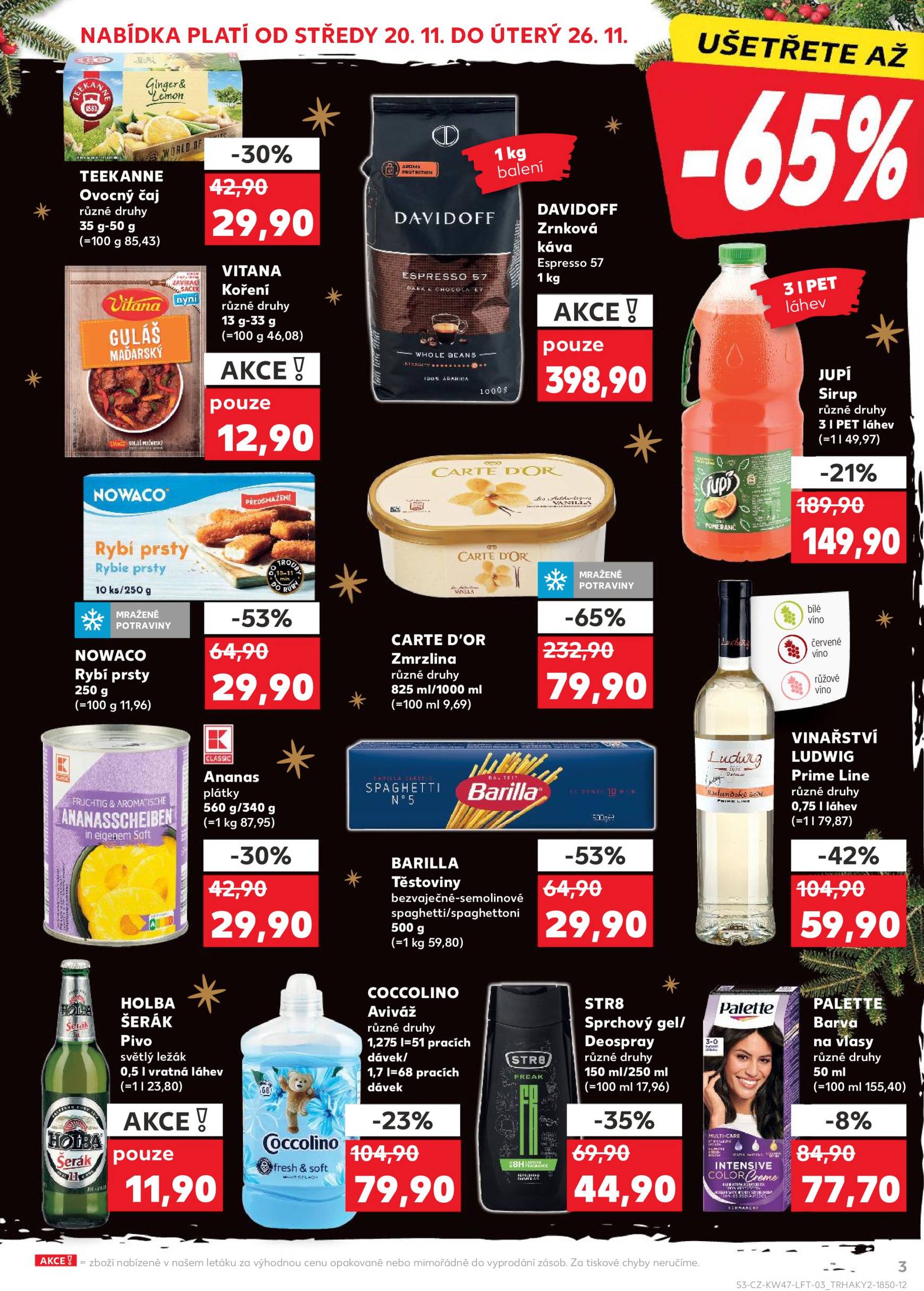 kaufland - Leták Kaufland - Black Friday od 20.11. do 26.11. - page: 3