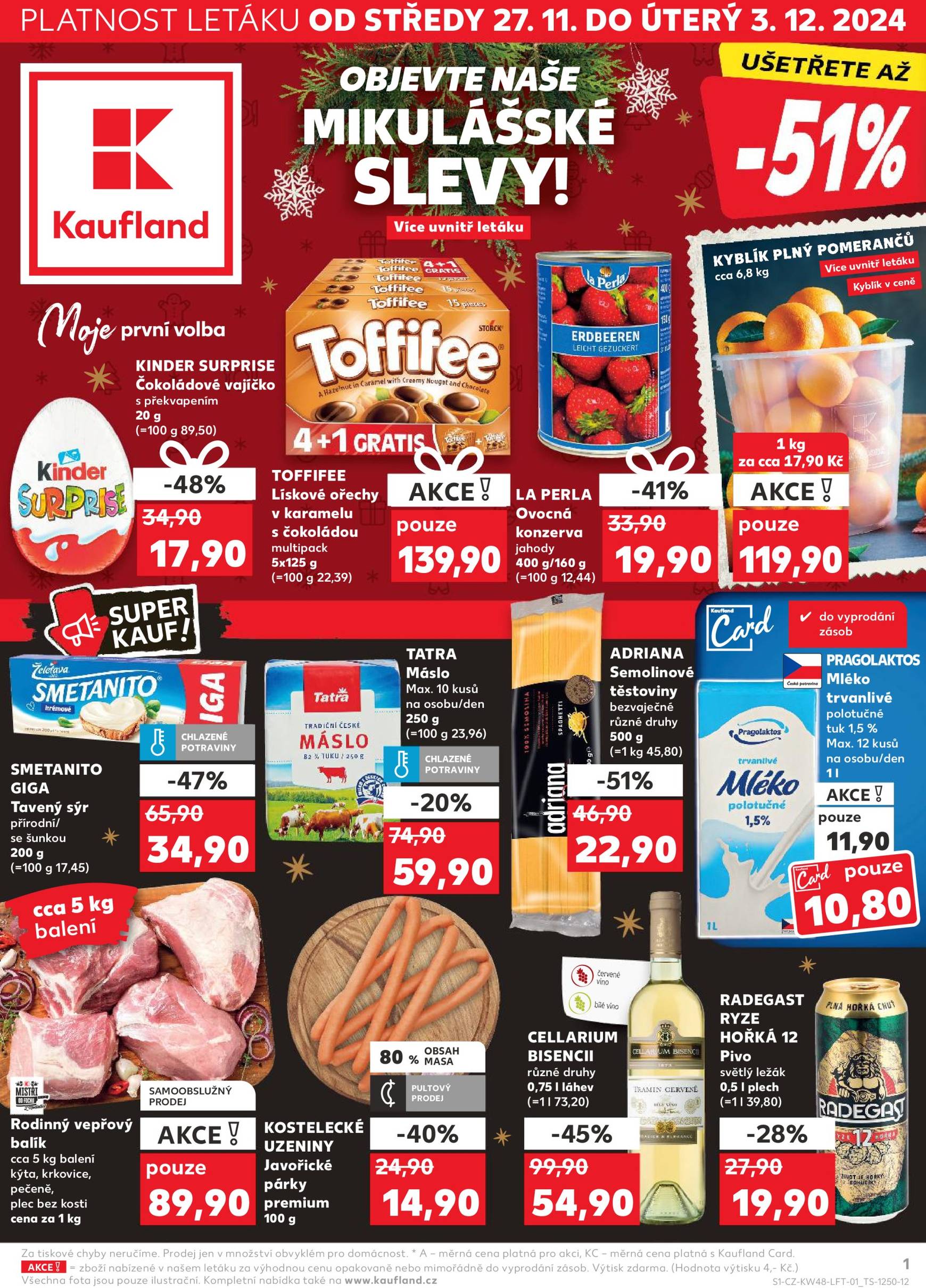 kaufland - Leták Kaufland - Black Friday od 27.11. do 03.12.