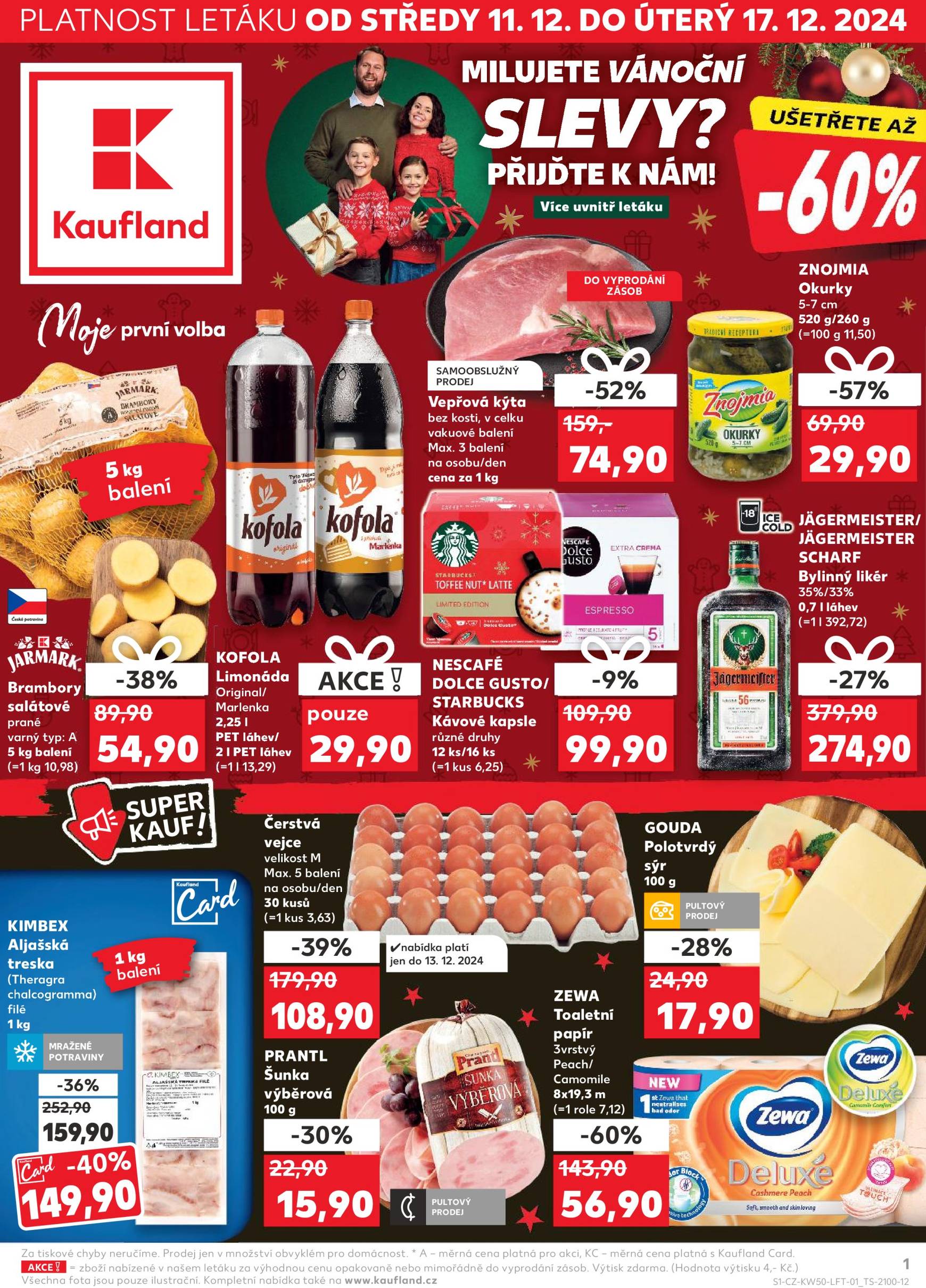 kaufland - Leták Kaufland od 11.12. do 17.12.