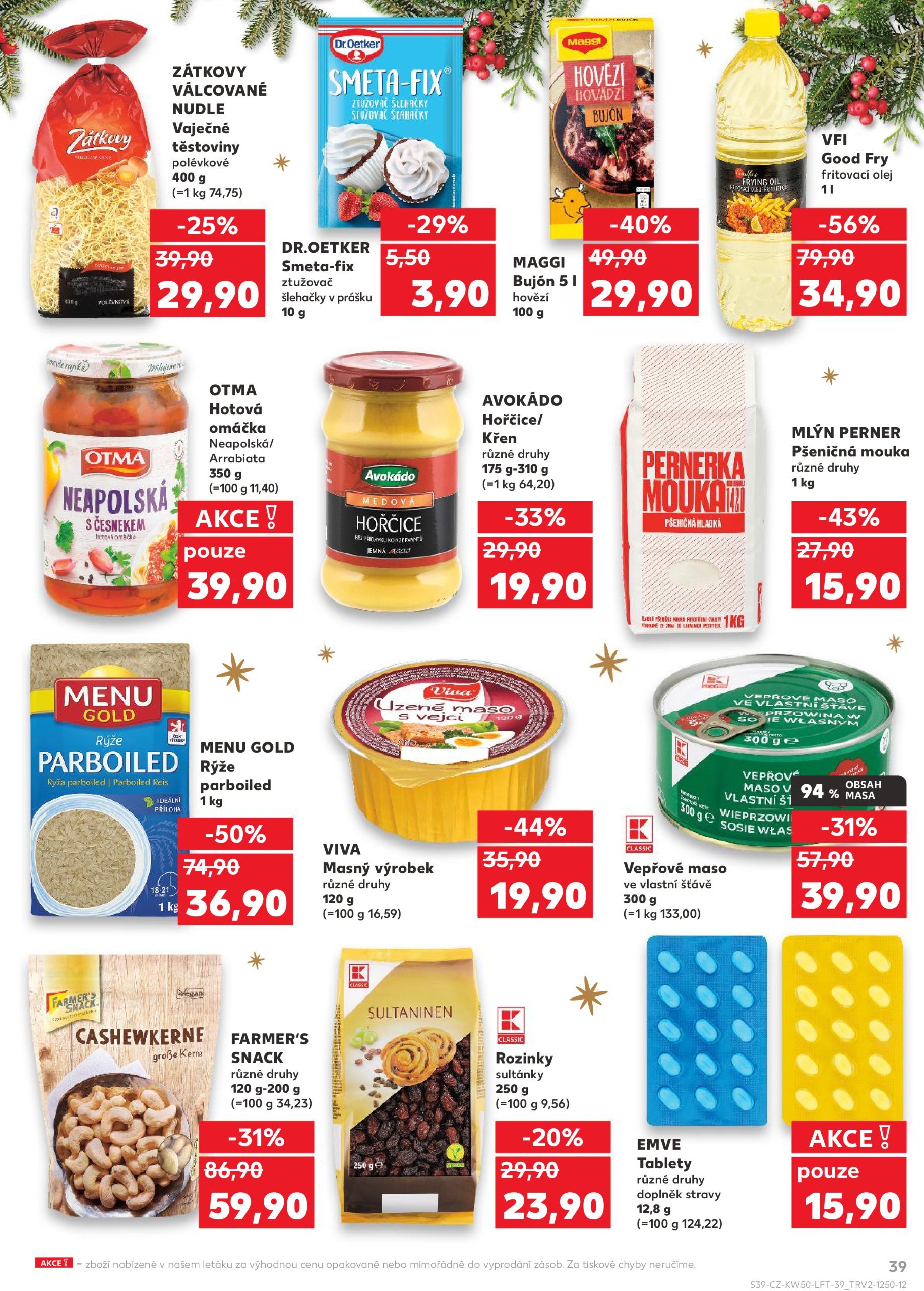 kaufland - Leták Kaufland od 11.12. do 17.12. - page: 39