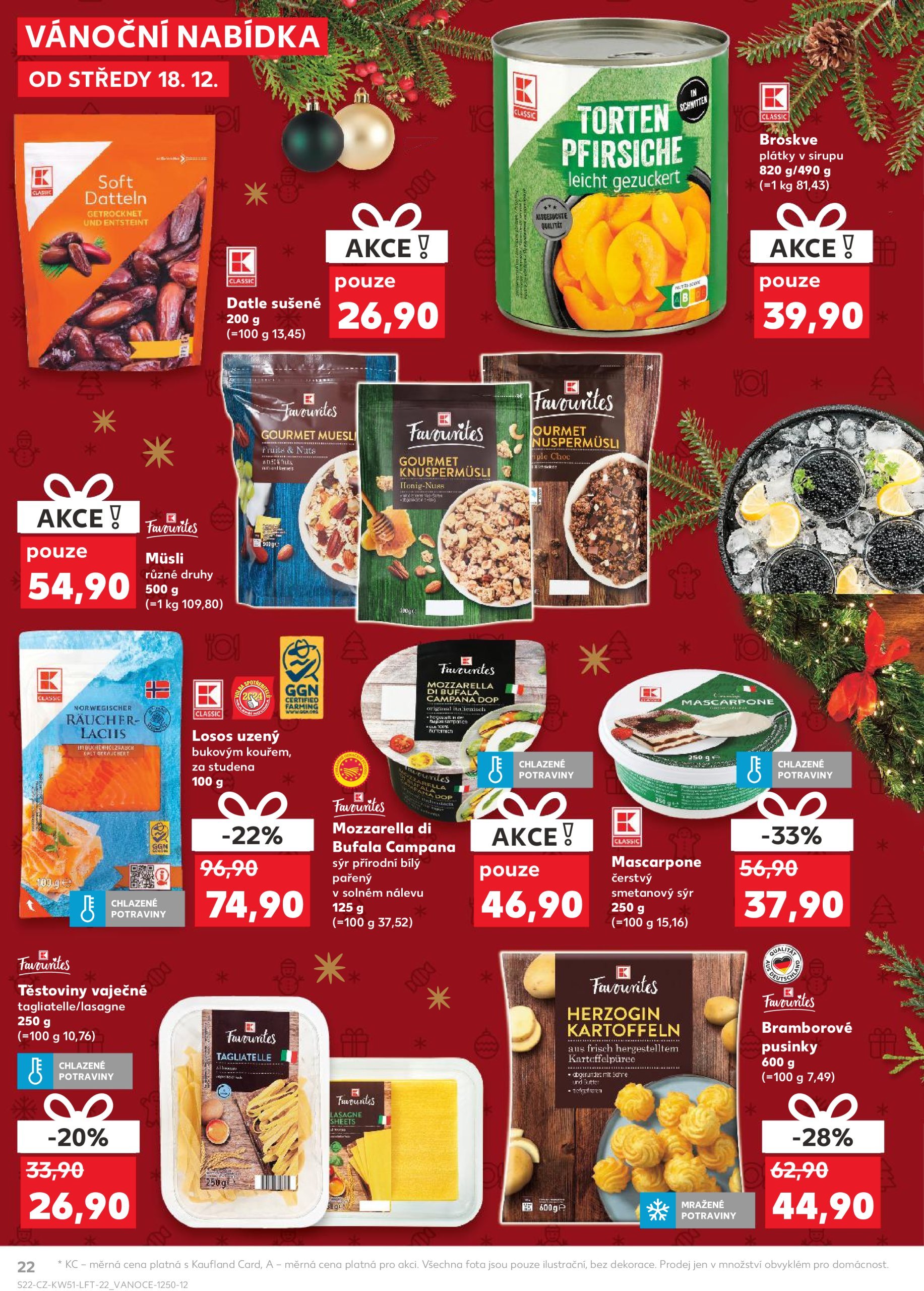 kaufland - Leták Kaufland od 18.12. do 24.12. - page: 22