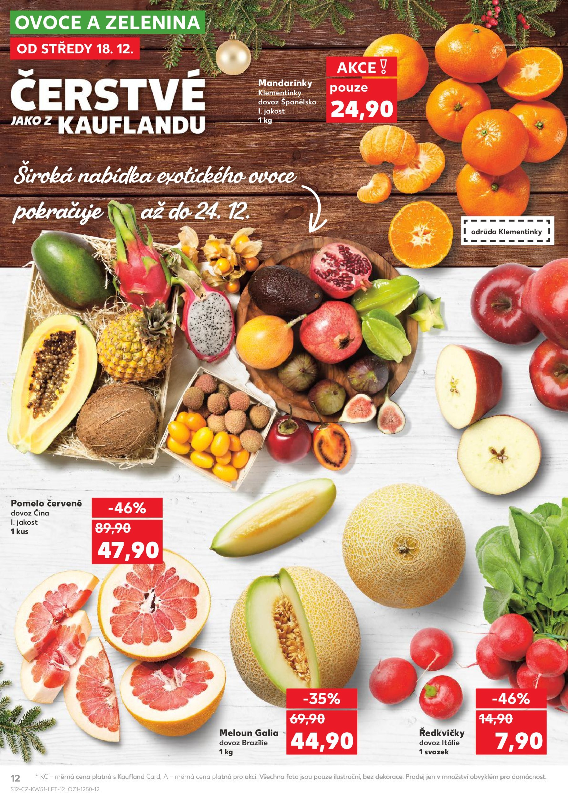 kaufland - Leták Kaufland od 18.12. do 24.12. - page: 12