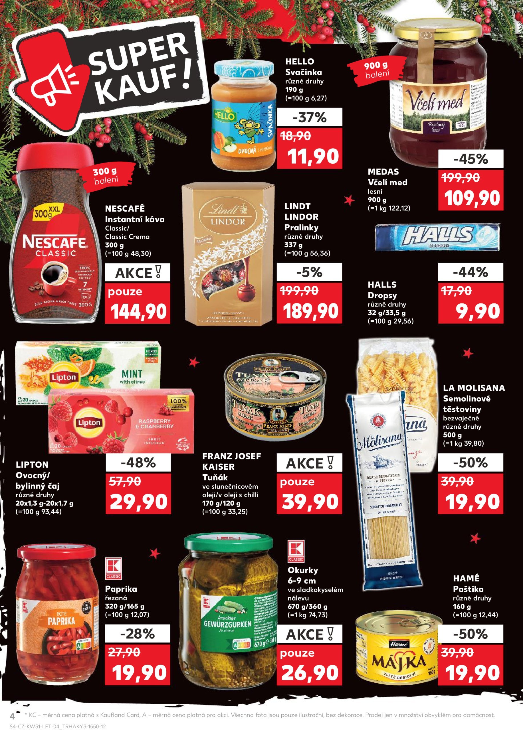 kaufland - Leták Kaufland od 18.12. do 24.12. - page: 4