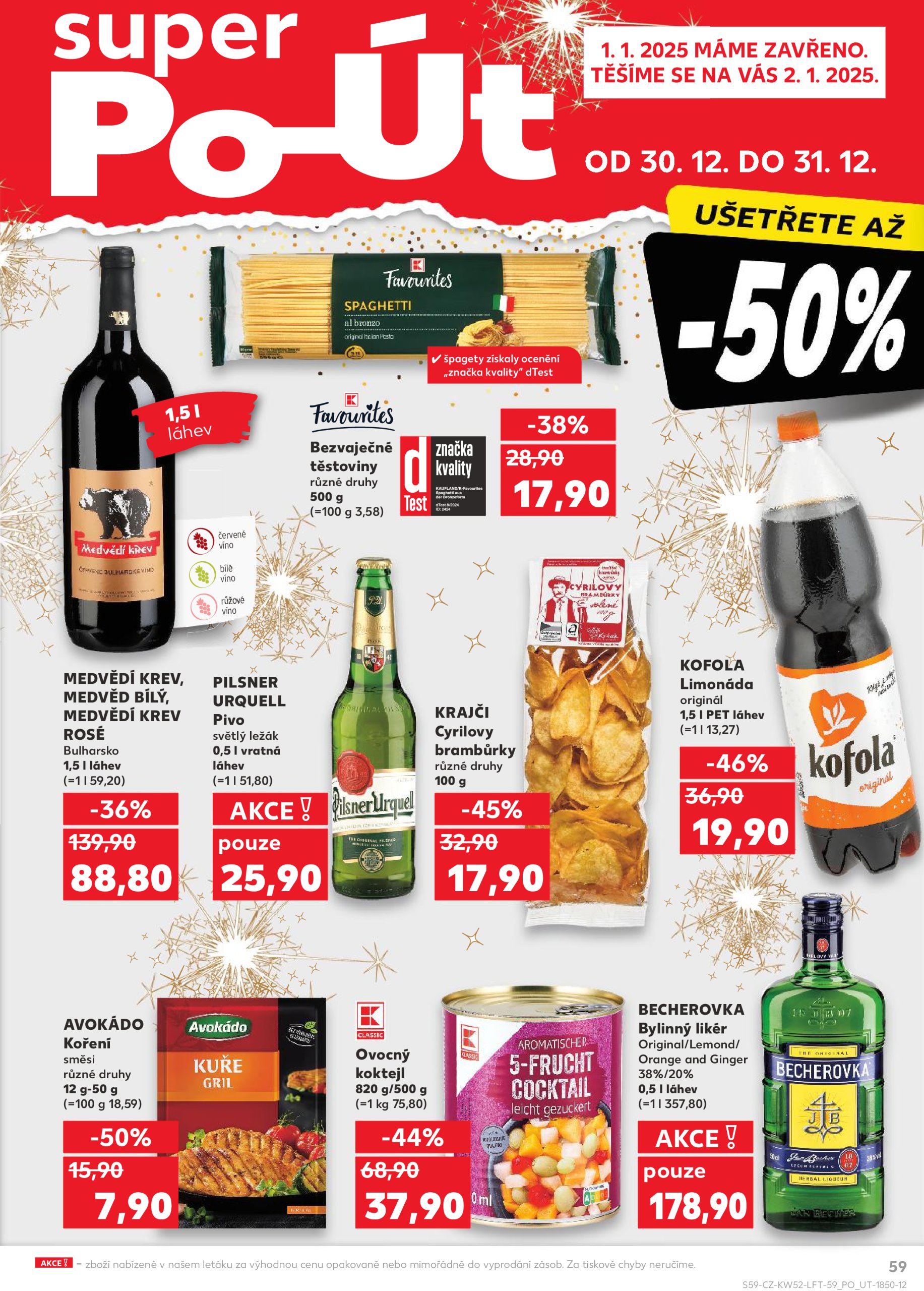 kaufland - Leták Kaufland od 27.12. do 31.12. - page: 59