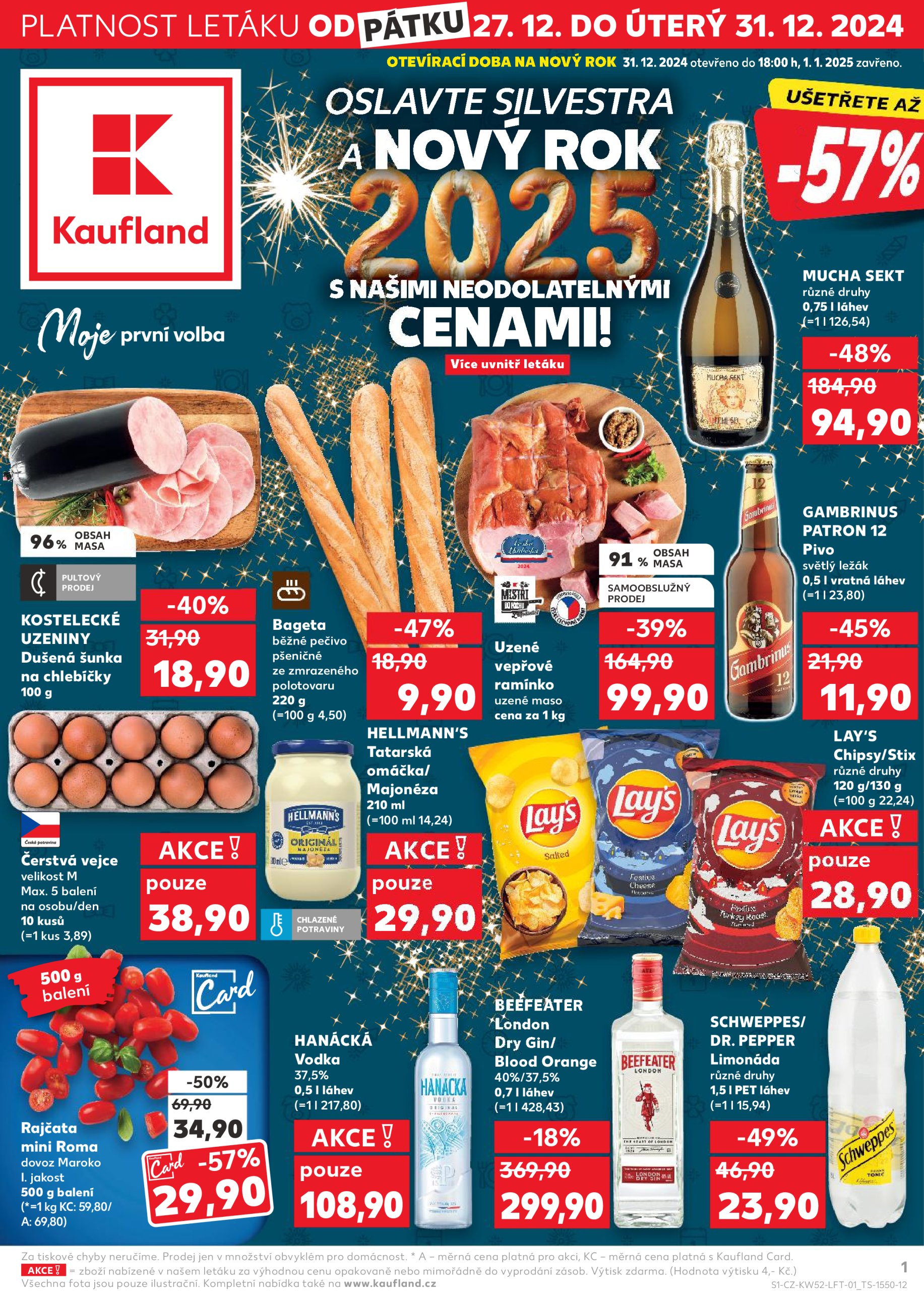 kaufland - Leták Kaufland od 27.12. do 31.12.