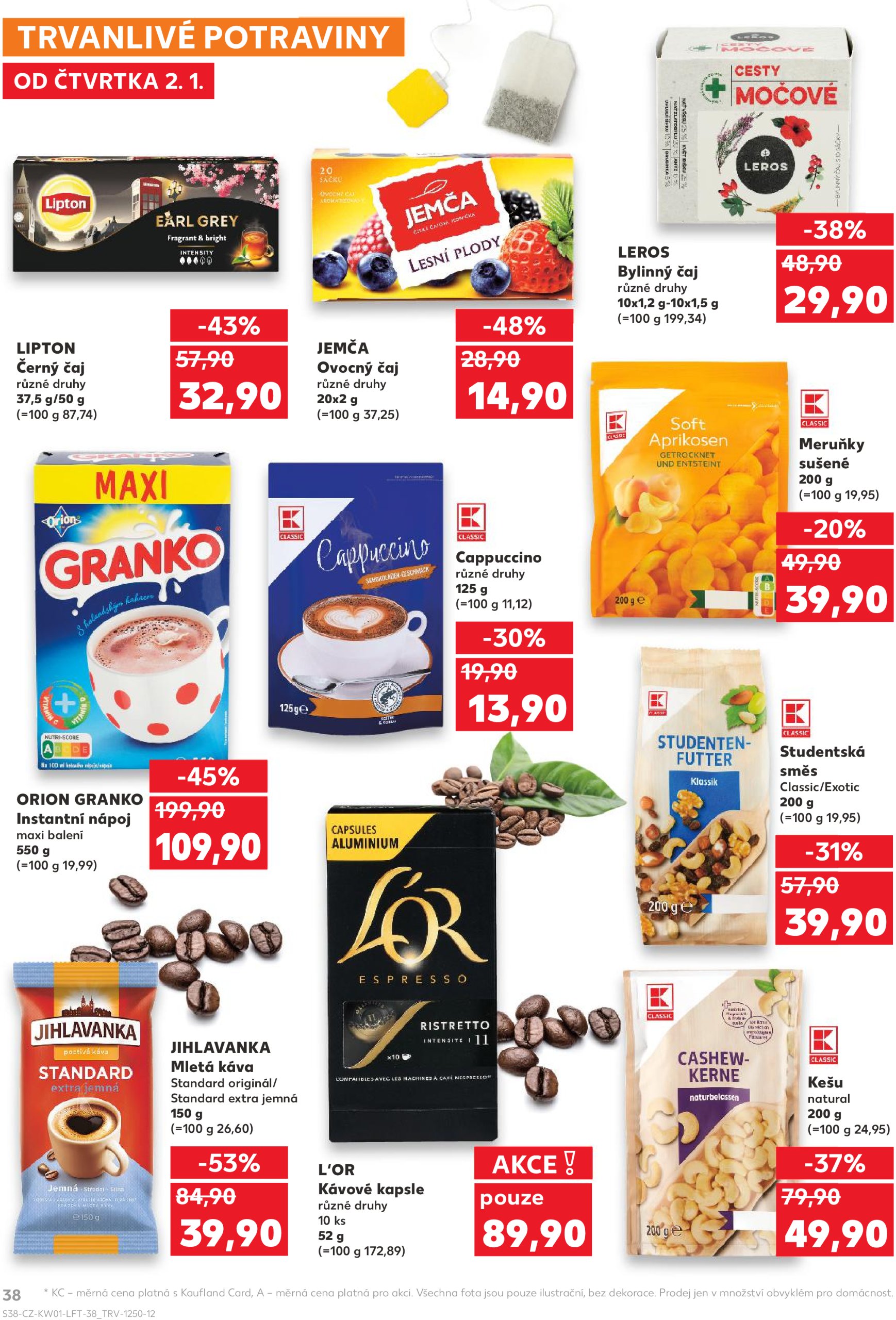 kaufland - Leták Kaufland od 02.01. do 07.01. - page: 38