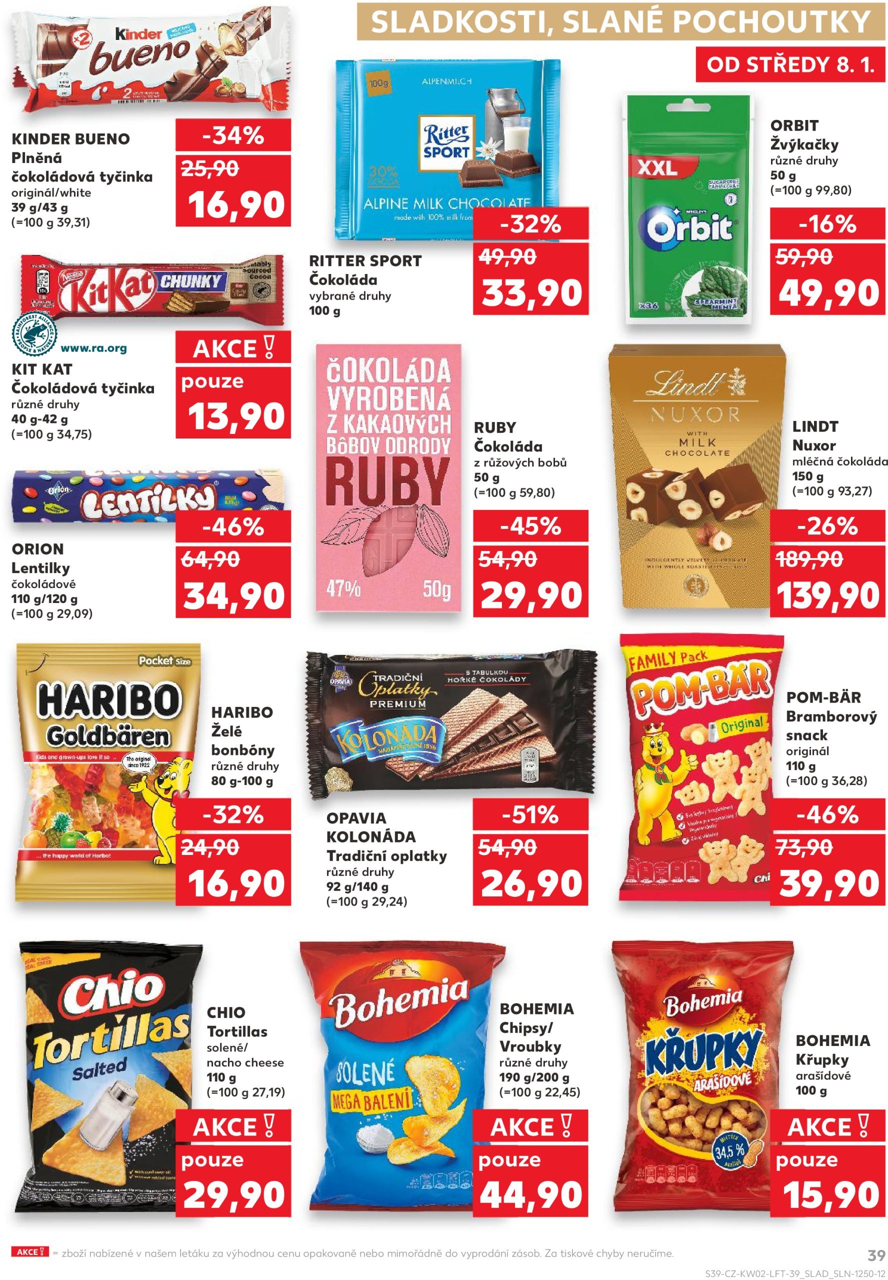 kaufland - Leták Kaufland od 08.01. do 14.01. - page: 39