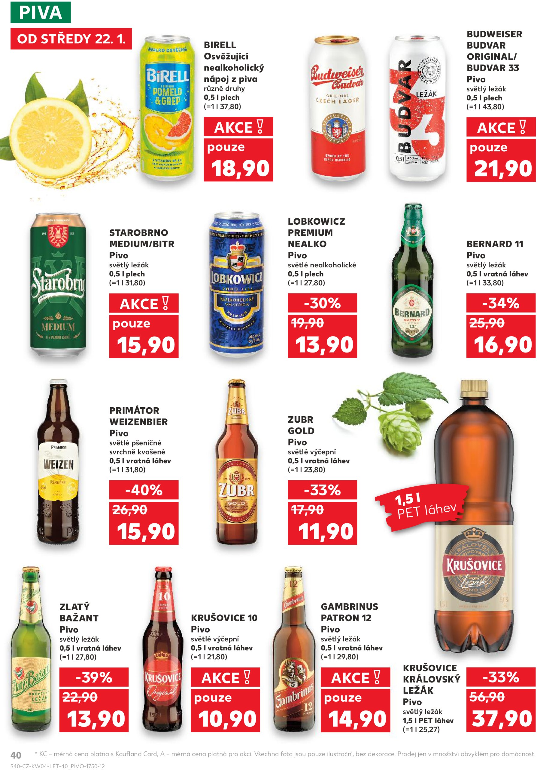 kaufland - Leták Kaufland od 22.01. do 28.01. - page: 40