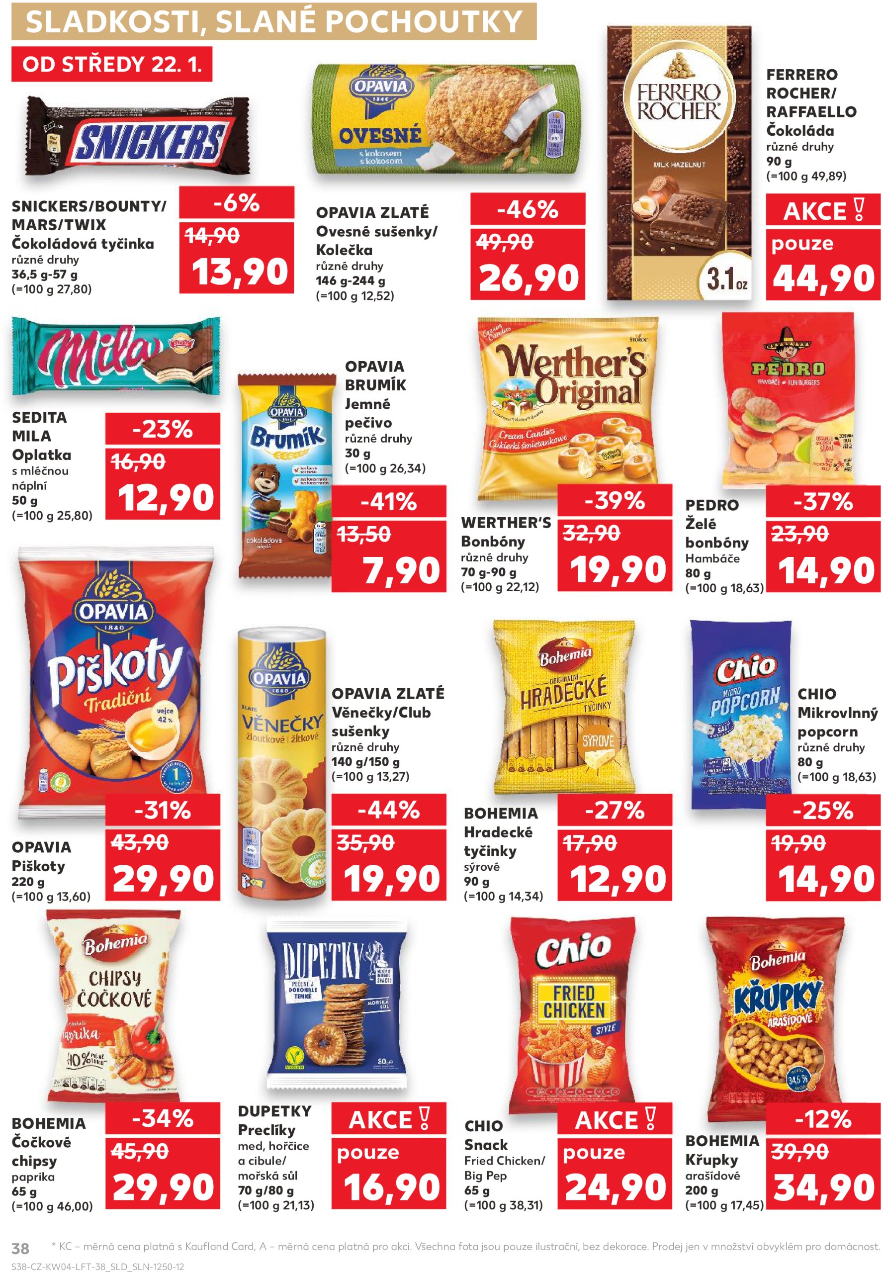 kaufland - Leták Kaufland od 22.01. do 28.01. - page: 38