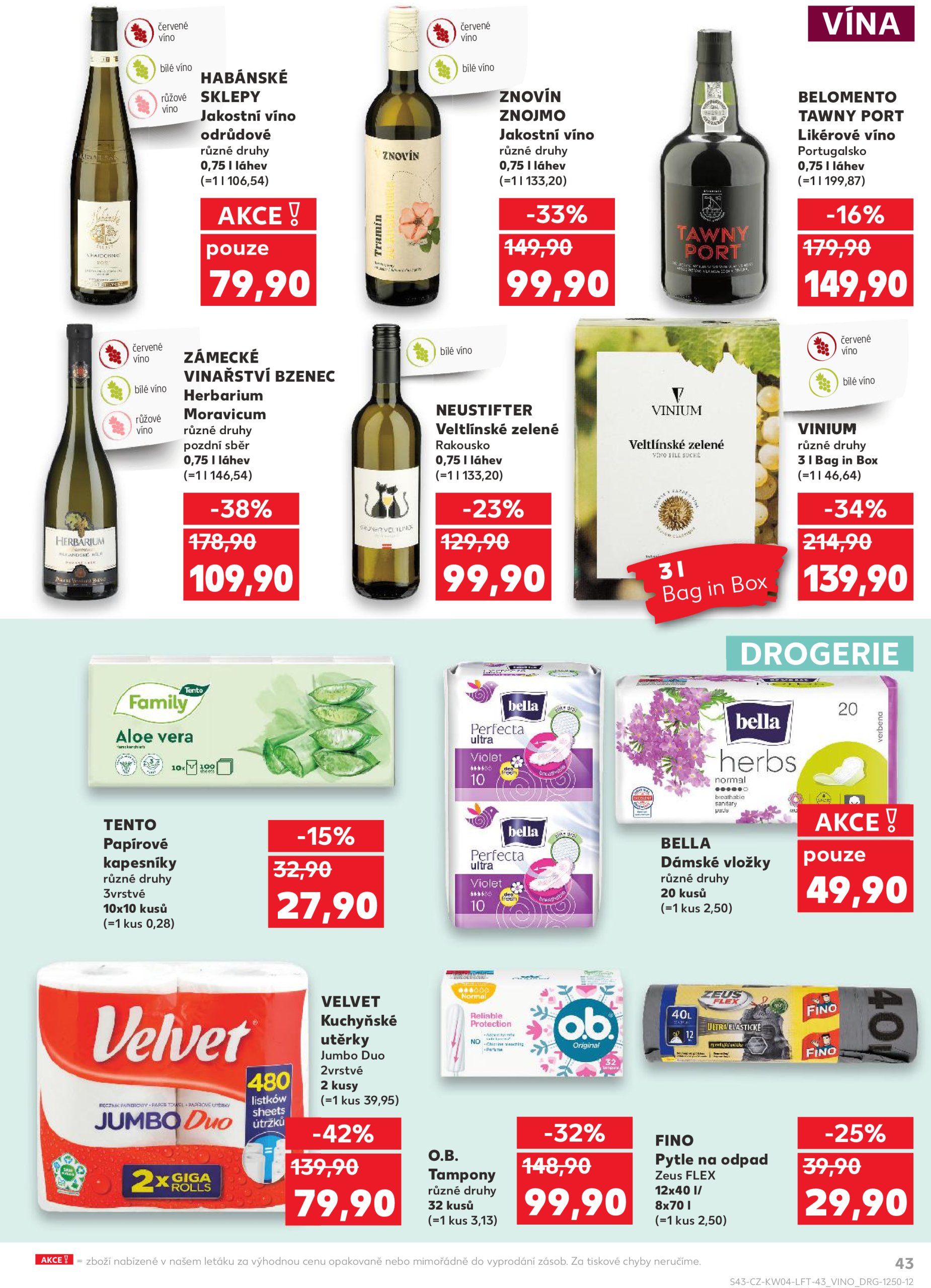 kaufland - Leták Kaufland od 22.01. do 28.01. - page: 43