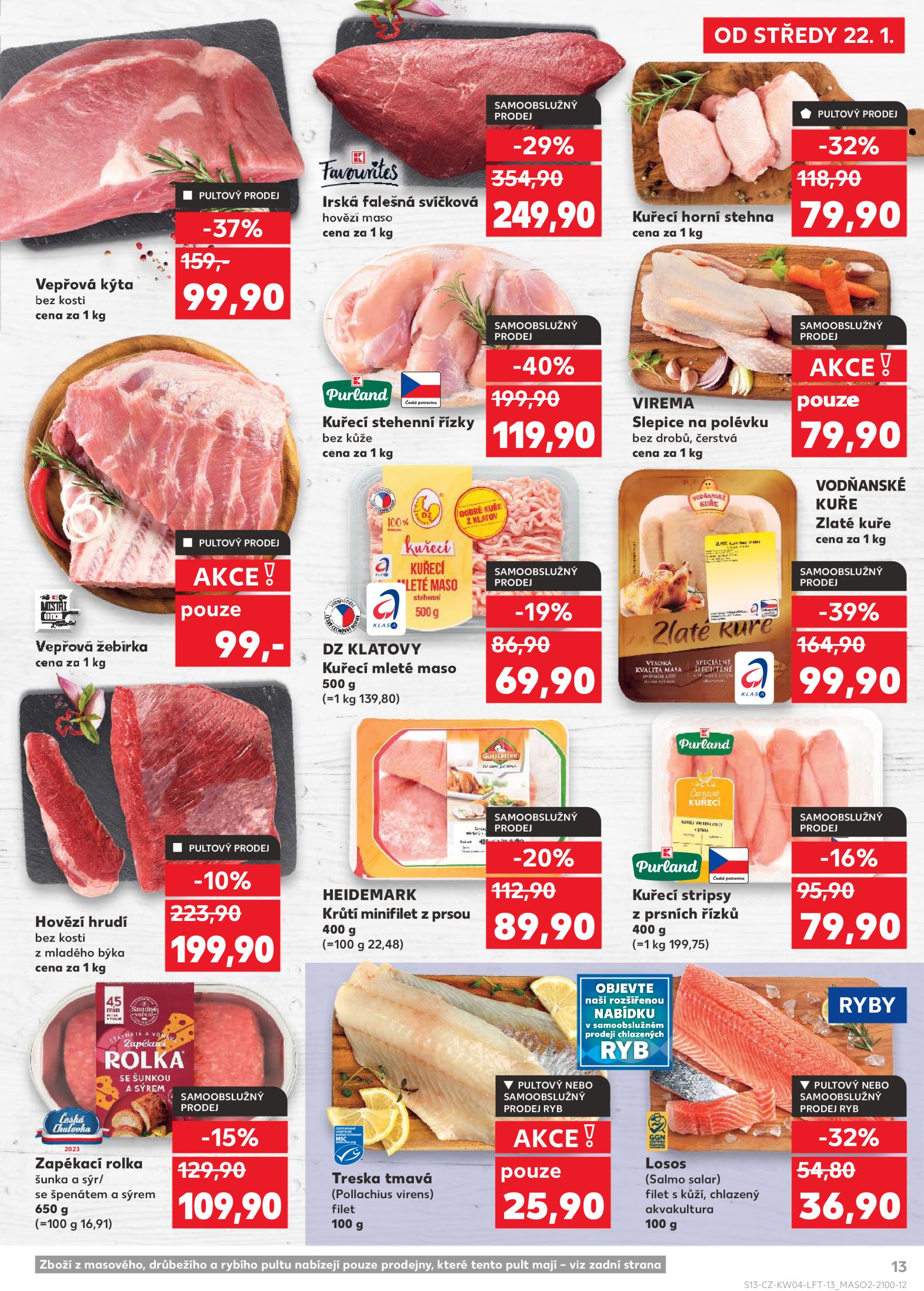 kaufland - Leták Kaufland od 22.01. do 28.01. - page: 13