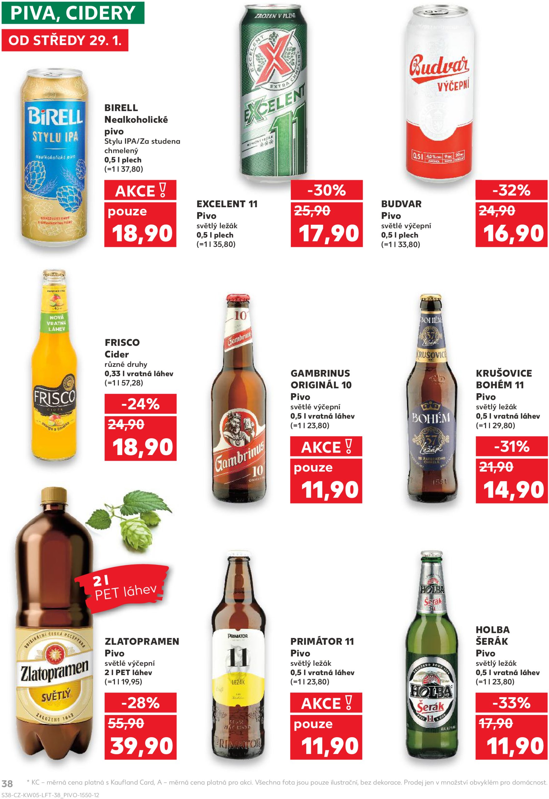 kaufland - Leták Kaufland od 29.01. do 04.02. - page: 38