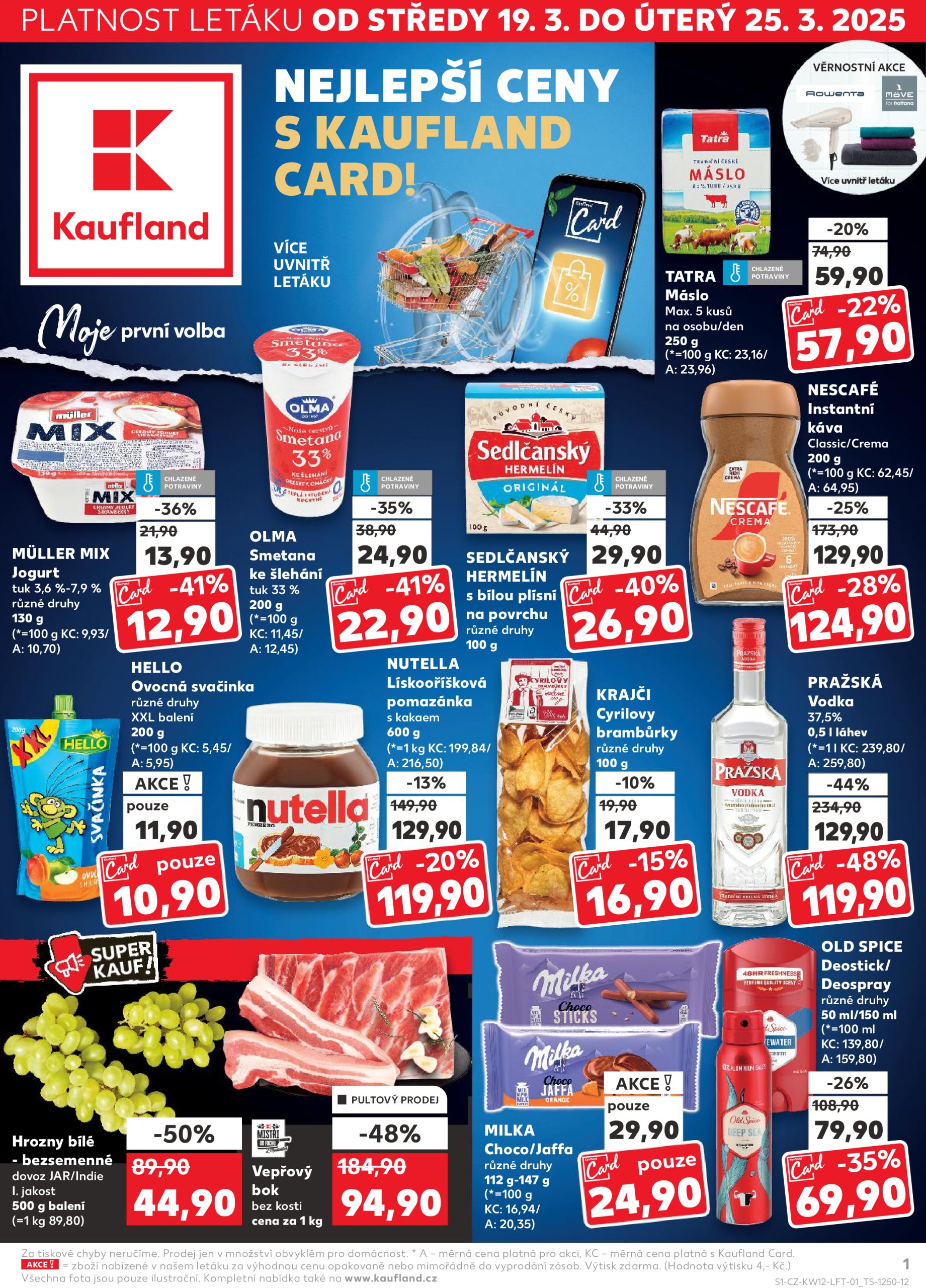 kaufland - Leták Kaufland Kolín od 19.03. do 25.03.