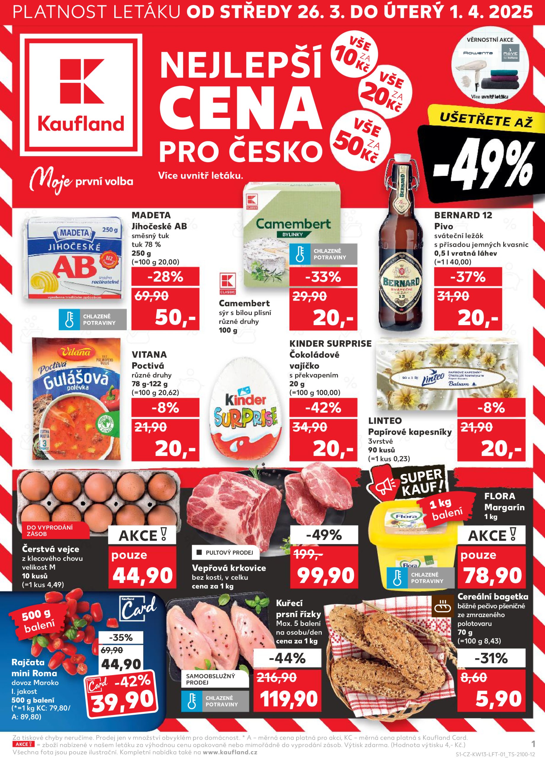 kaufland - Leták Kaufland Brno od 26.03. do 01.04.