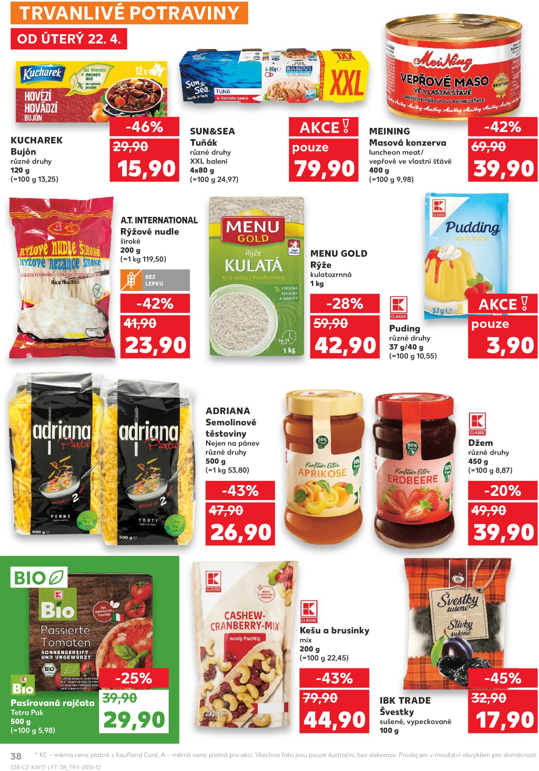 kaufland - Leták Kaufland - Kolín od 22.04. do 29.04. - page: 38 kaufland - Leták Kaufland - Kolín od 22.04. do 29.04. - page: 38