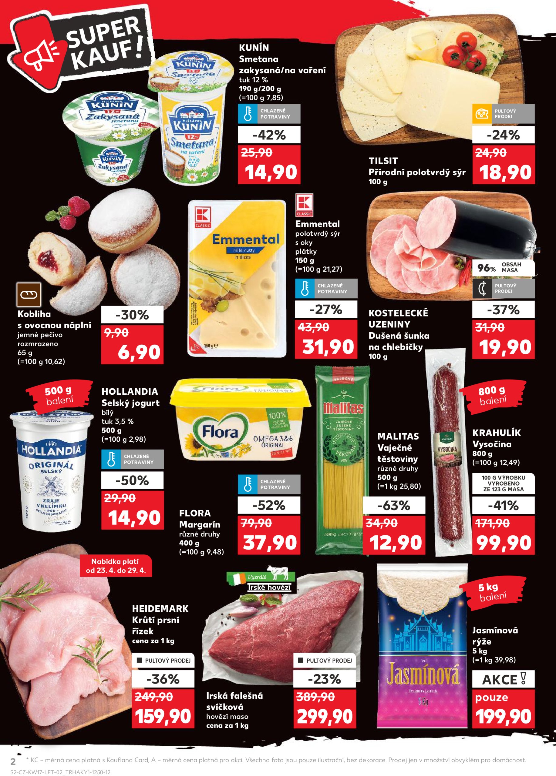 kaufland - Leták Kaufland - Kolín od 22.04. do 29.04. - page: 2 kaufland - Leták Kaufland - Kolín od 22.04. do 29.04. - page: 2