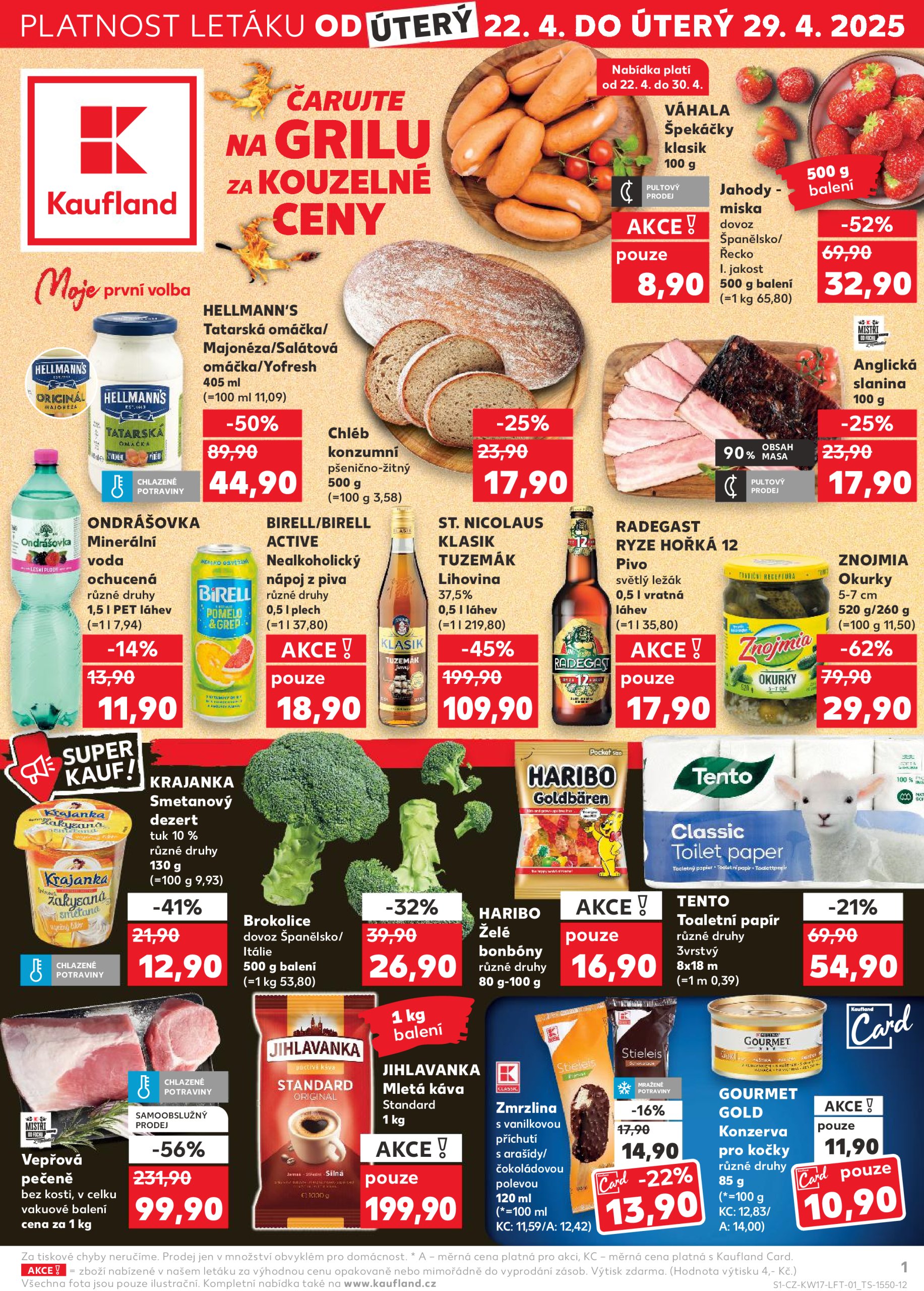 kaufland - Leták Kaufland - Praha 4 od 22.04. do 29.04.