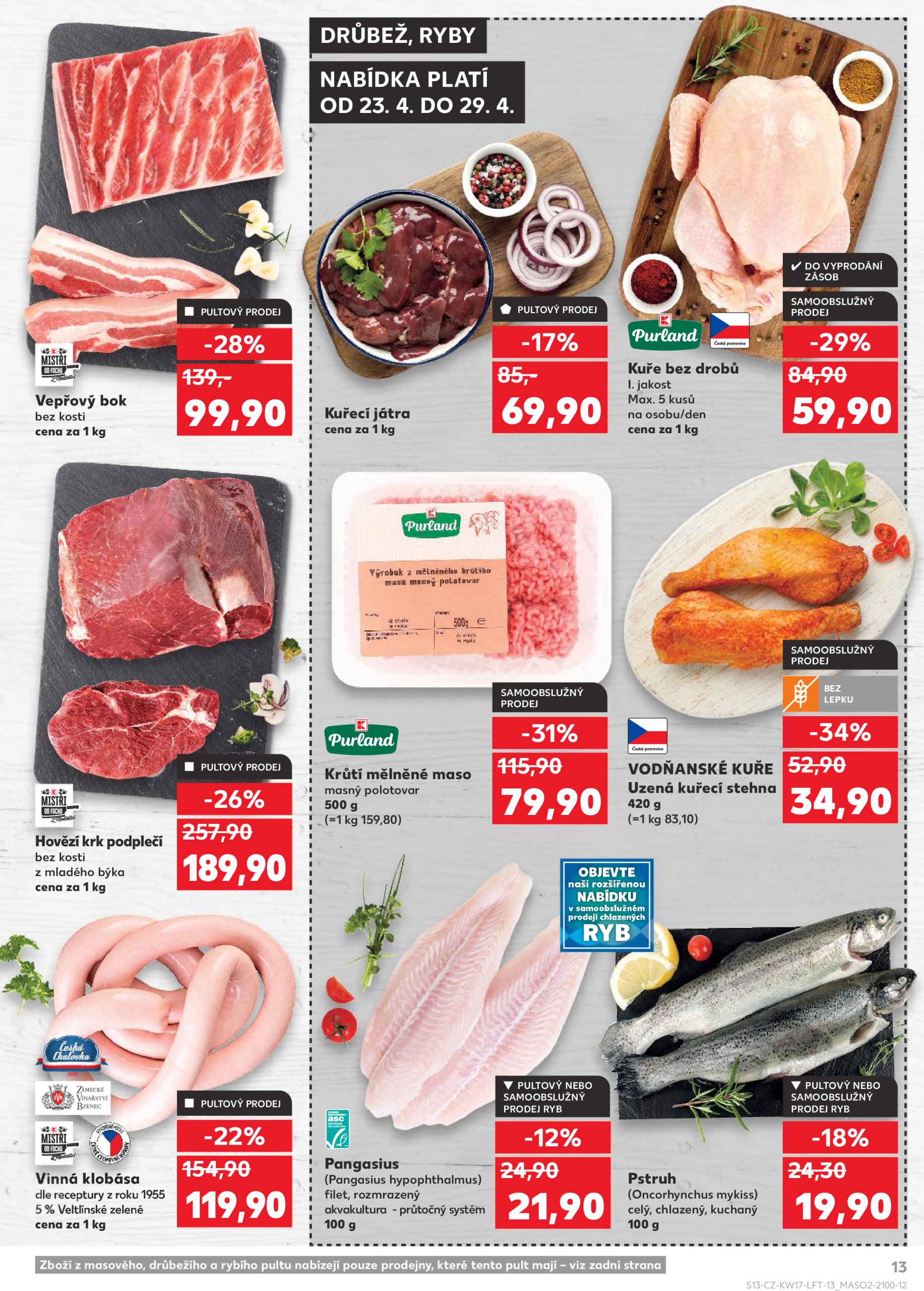 kaufland - Leták Kaufland - Brno od 22.04. do 29.04. - page: 13 kaufland - Leták Kaufland - Brno od 22.04. do 29.04. - page: 13