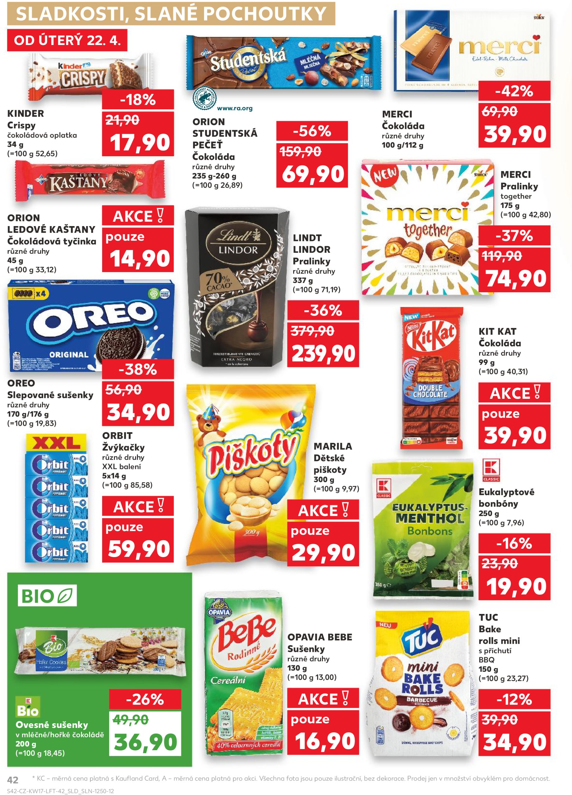 kaufland - Leták Kaufland - Brno od 22.04. do 29.04. - page: 42 kaufland - Leták Kaufland - Brno od 22.04. do 29.04. - page: 42