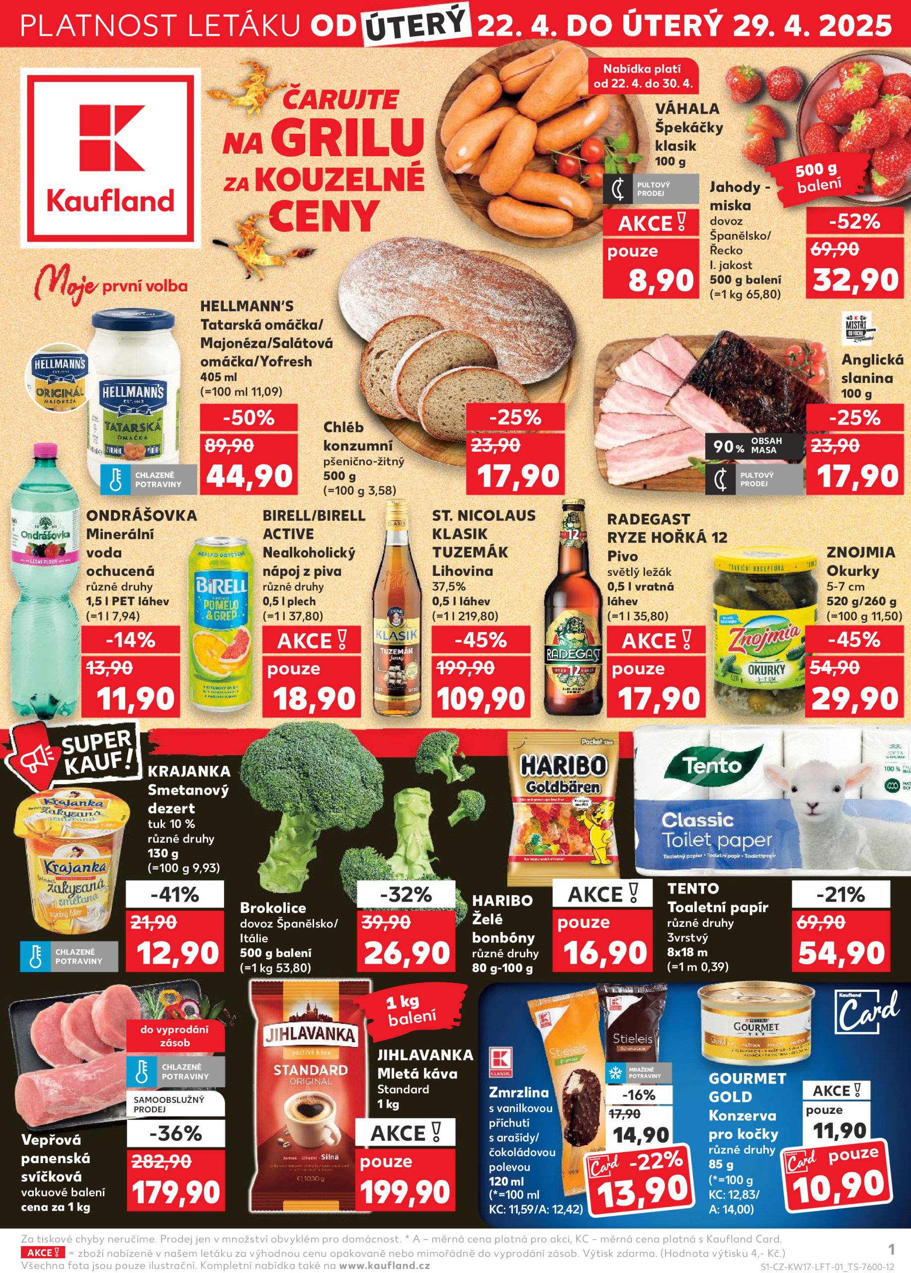 kaufland - Leták Kaufland - Karviná od 22.04. do 29.04.