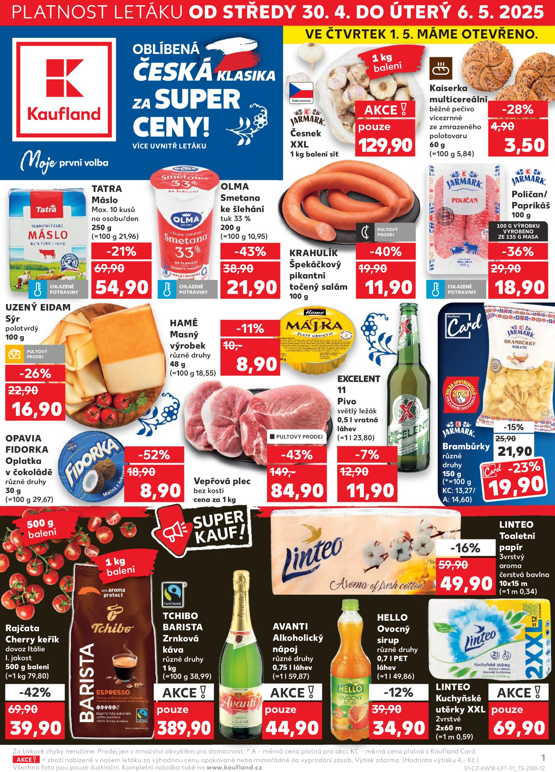 kaufland - Leták Kaufland Ostrava od 30.04. do 06.05.