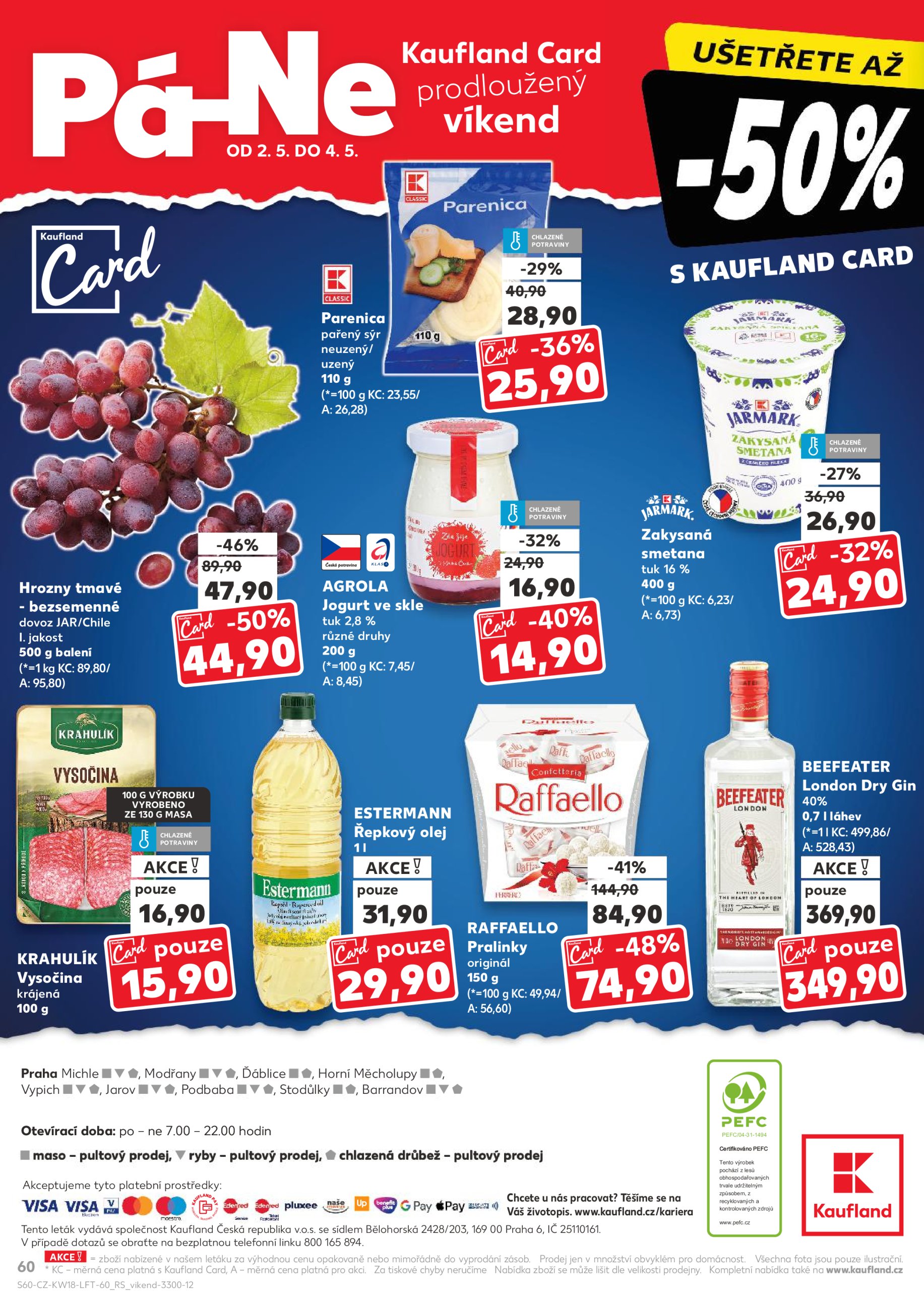 kaufland - Leták Kaufland Praha 4 od 30.04. do 06.05. - page: 60 kaufland - Leták Kaufland Praha 4 od 30.04. do 06.05. - page: 60