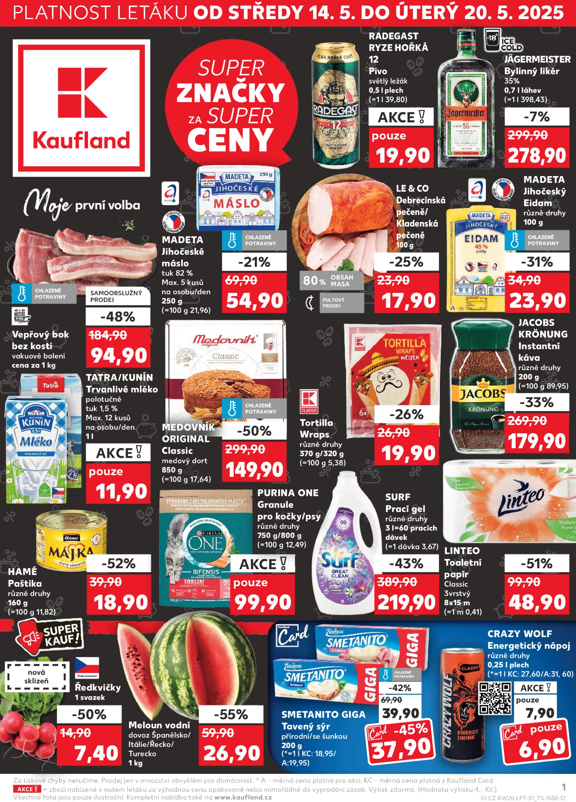 kaufland - Leták Kaufland Praha 4 od 14.05. do 20.05.