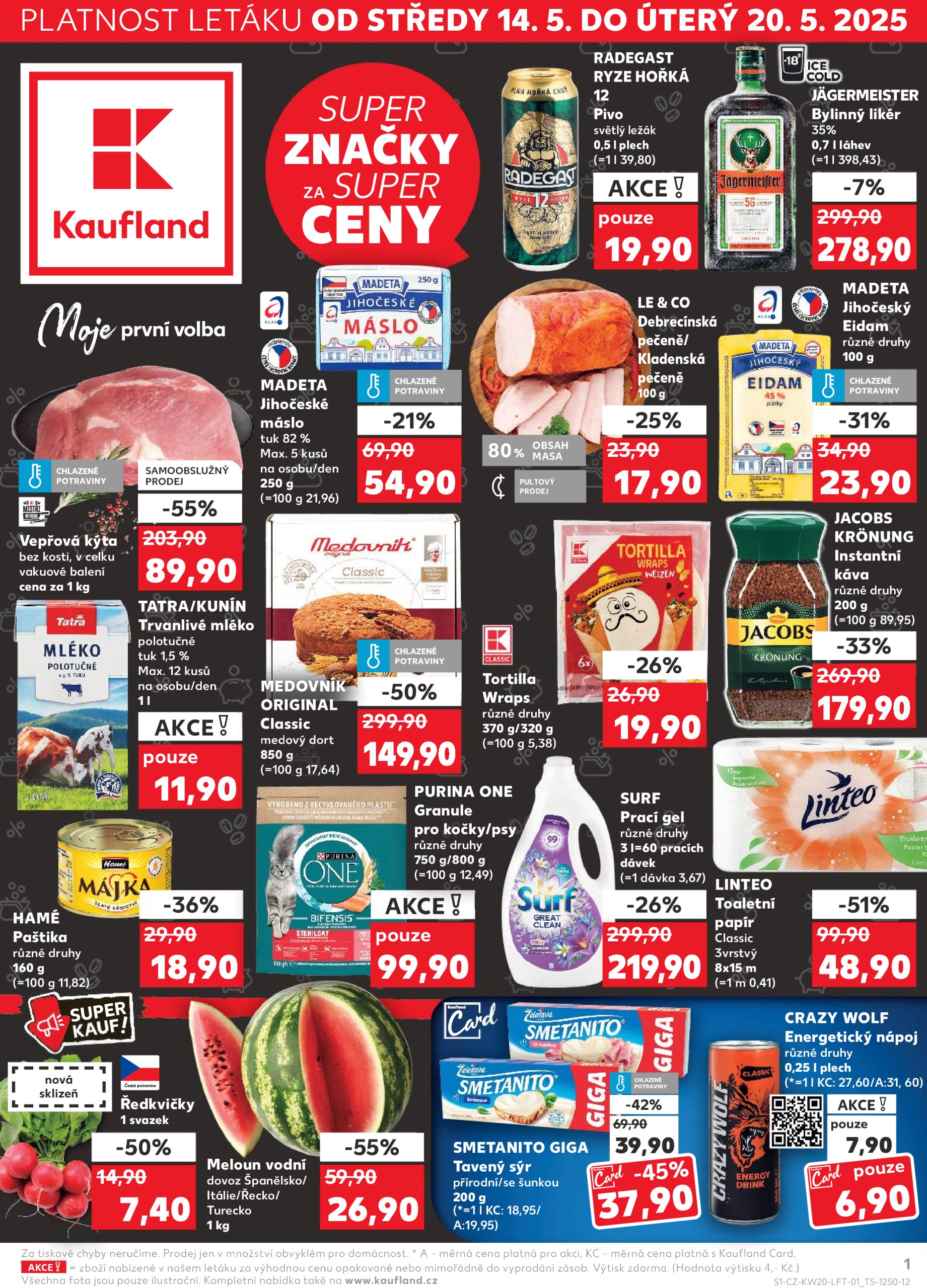 kaufland - Leták Kaufland Kolín od 14.05. do 20.05.