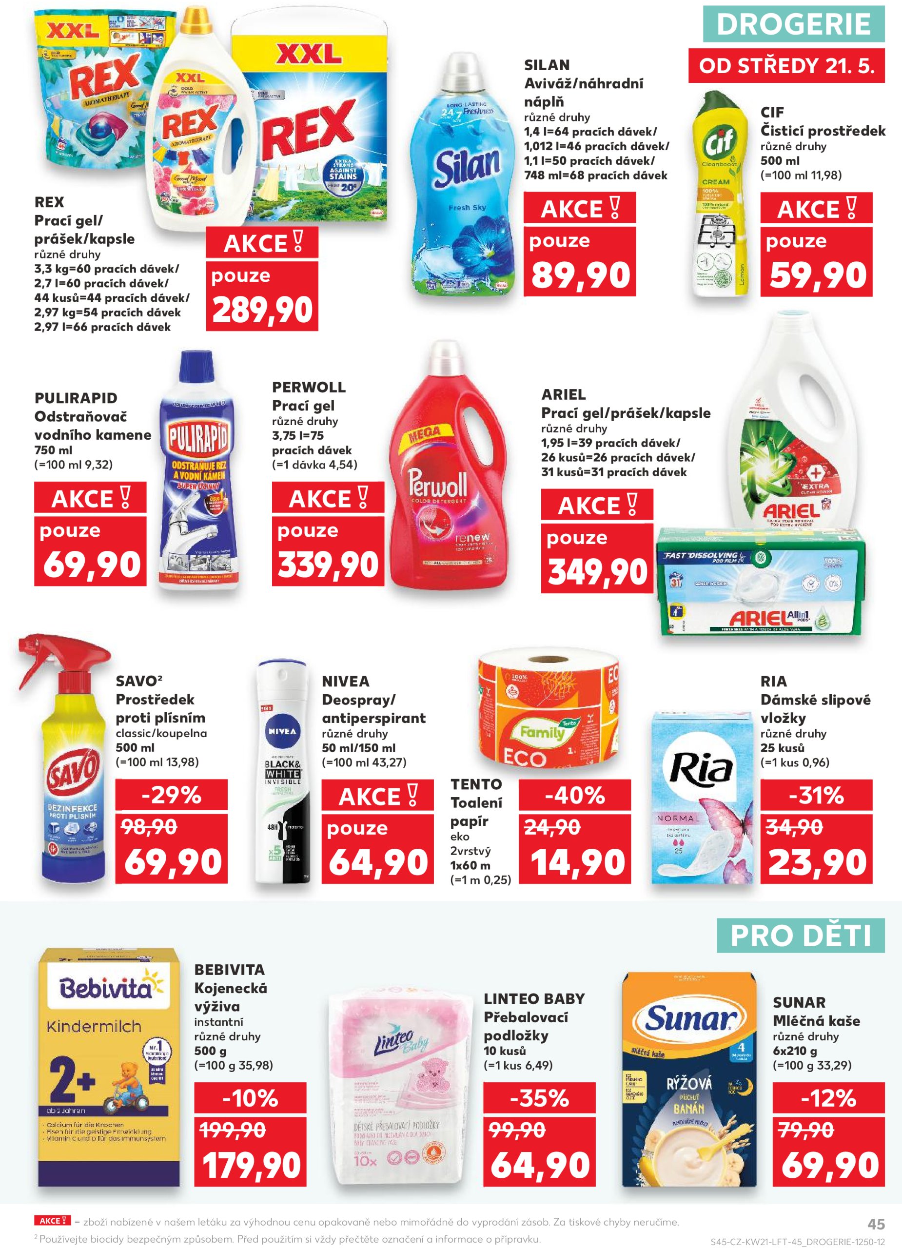 kaufland - Leták Kaufland Brno od 21.05. do 27.05. - page: 45 kaufland - Leták Kaufland Brno od 21.05. do 27.05. - page: 45