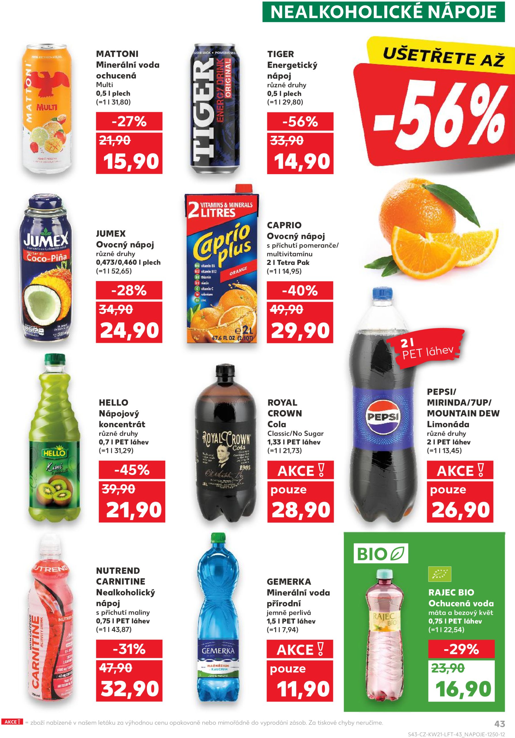 kaufland - Leták Kaufland Brno od 21.05. do 27.05. - page: 43 kaufland - Leták Kaufland Brno od 21.05. do 27.05. - page: 43