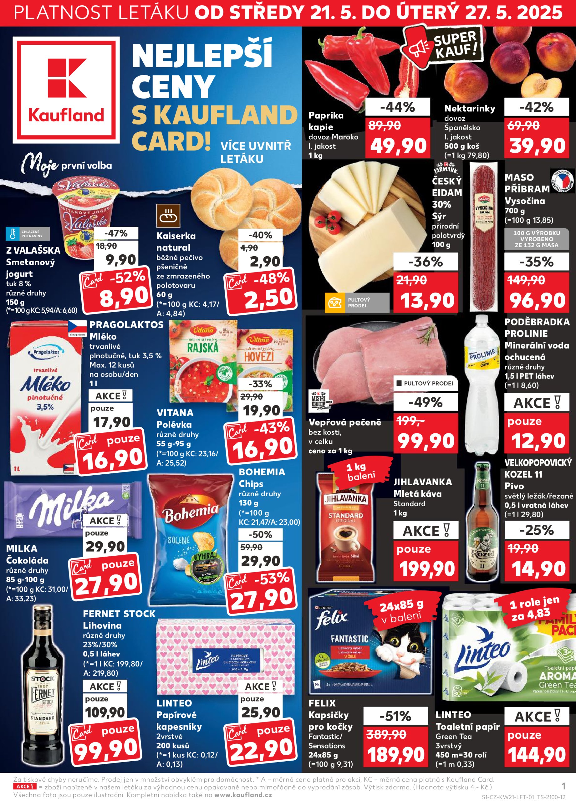 kaufland - Leták Kaufland Ostrava od 21.05. do 27.05.