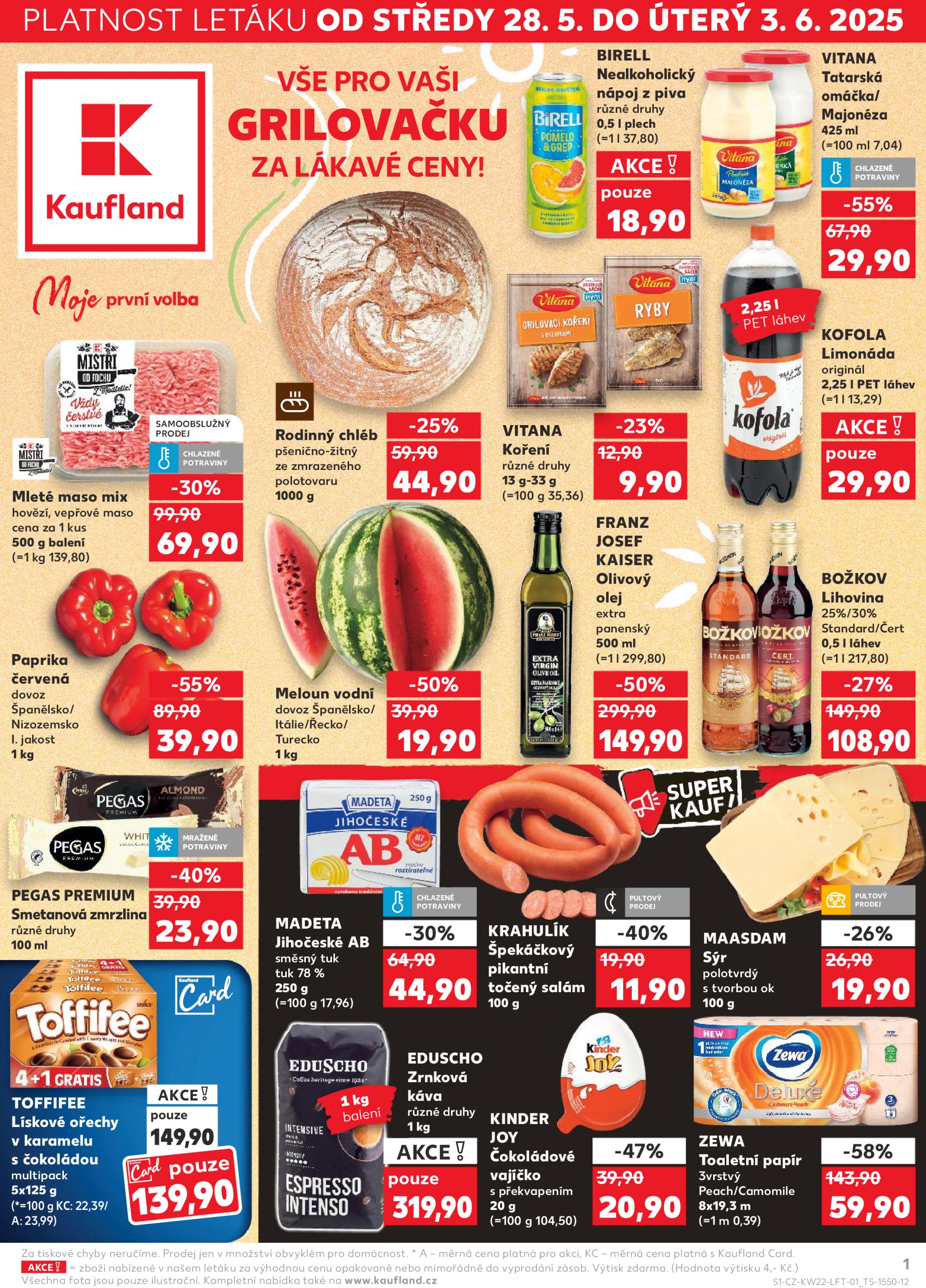 kaufland - Leták Kaufland Praha 4 od 28.05. do 03.06.