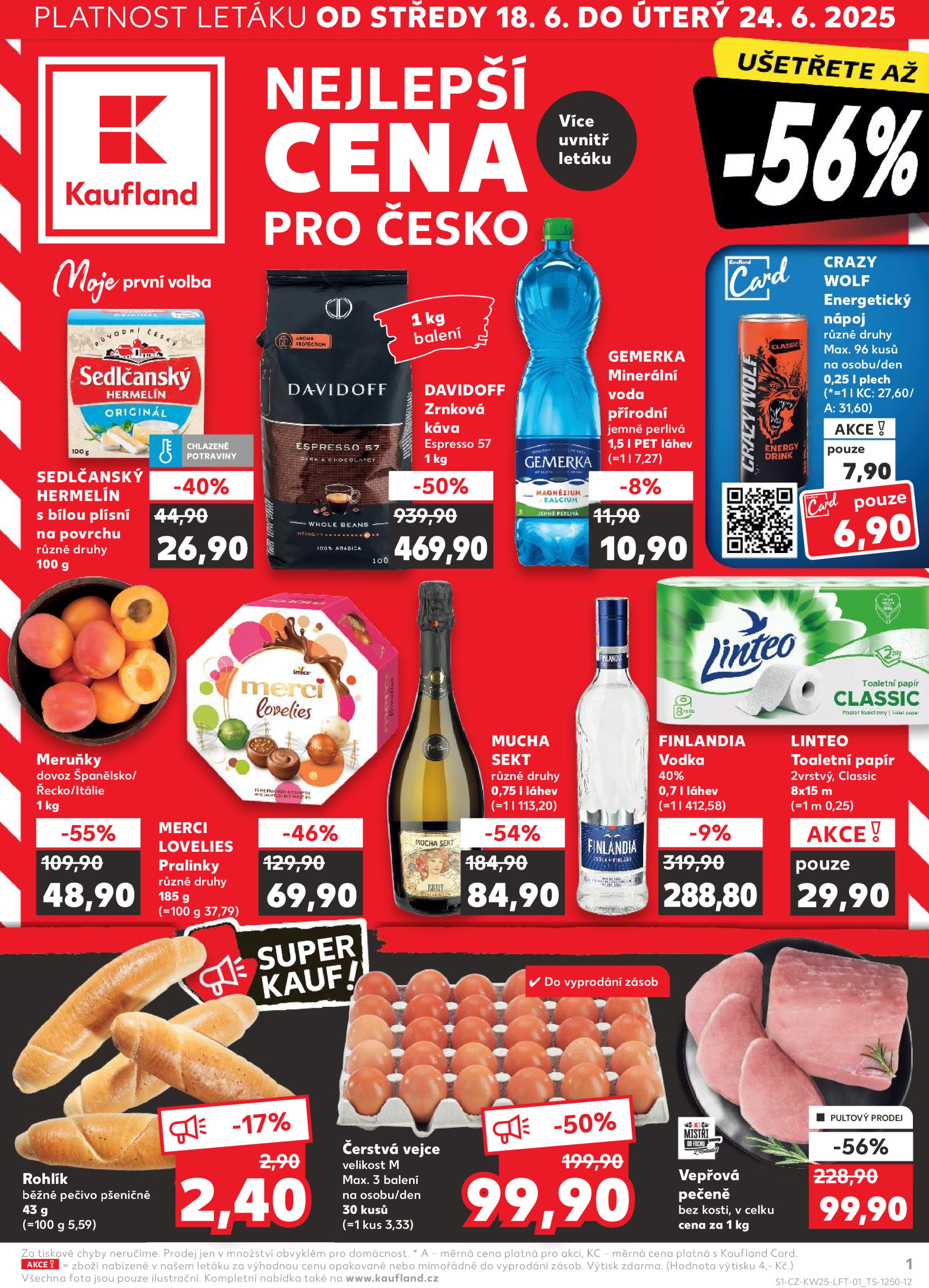kaufland - Leták Kaufland Kolín od 18.06. do 24.06.