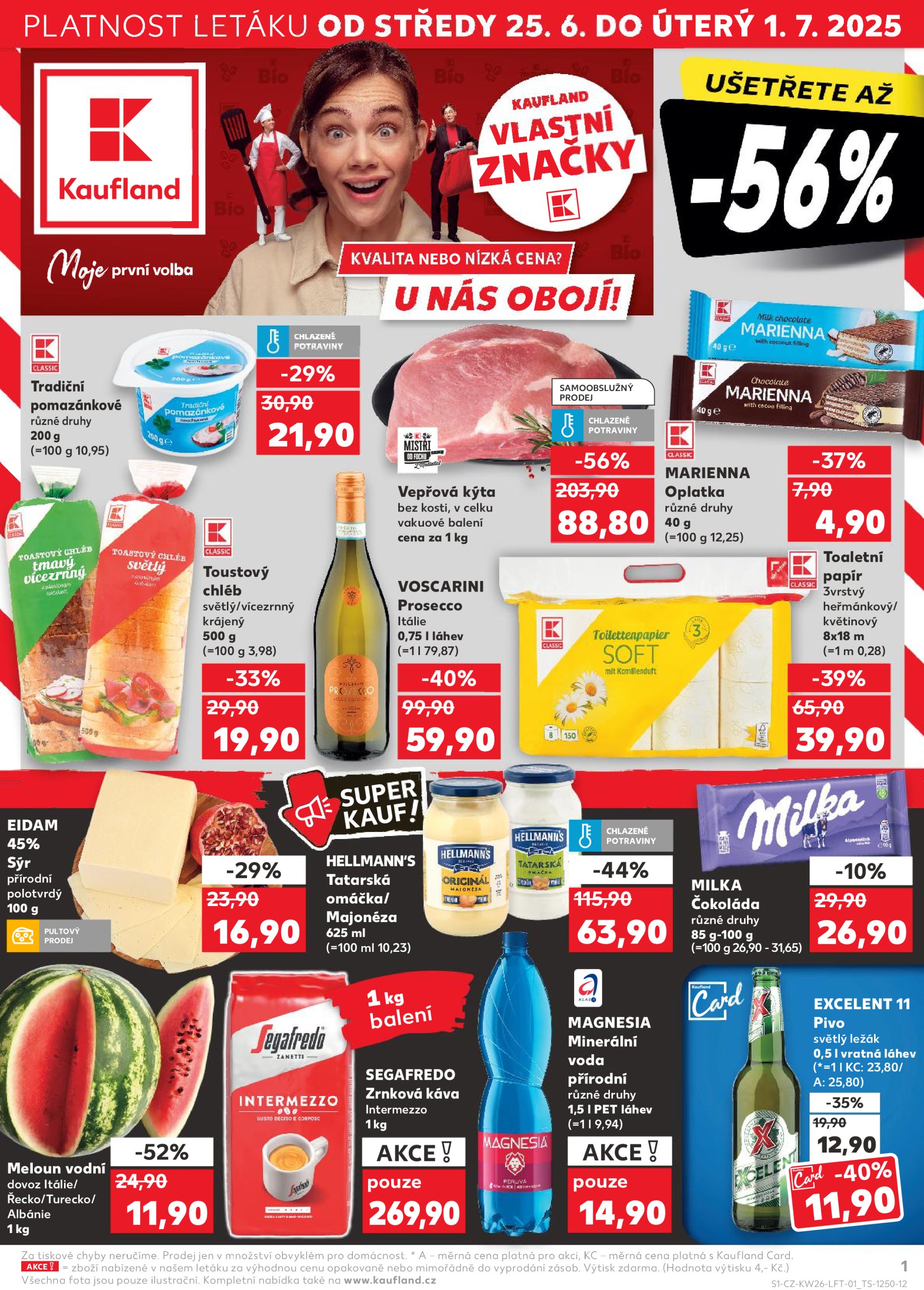 kaufland - Leták Kaufland Kolín od 25.06. do 01.07.