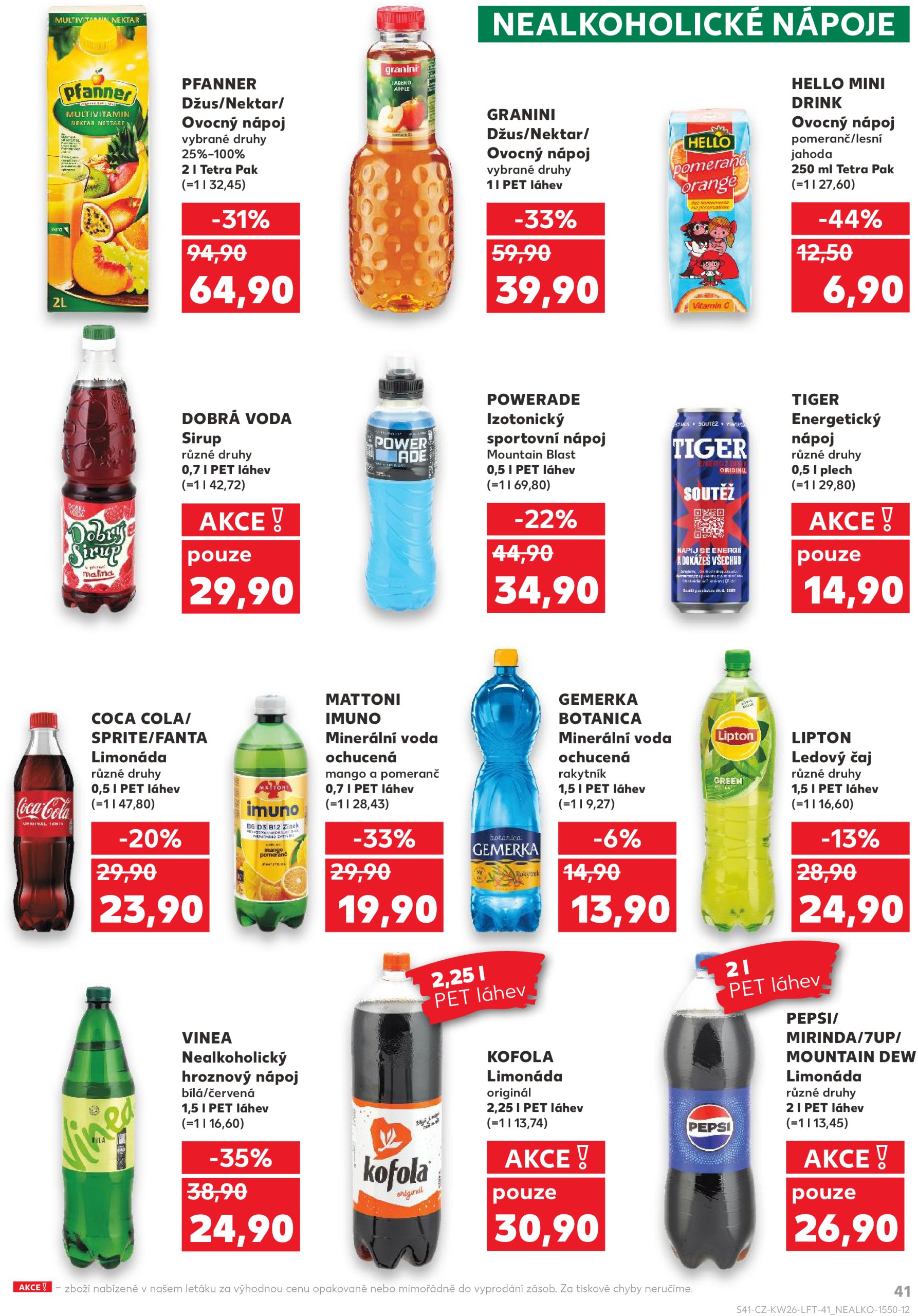kaufland - Leták Kaufland Praha 4 od 25.06. do 01.07. - page: 41