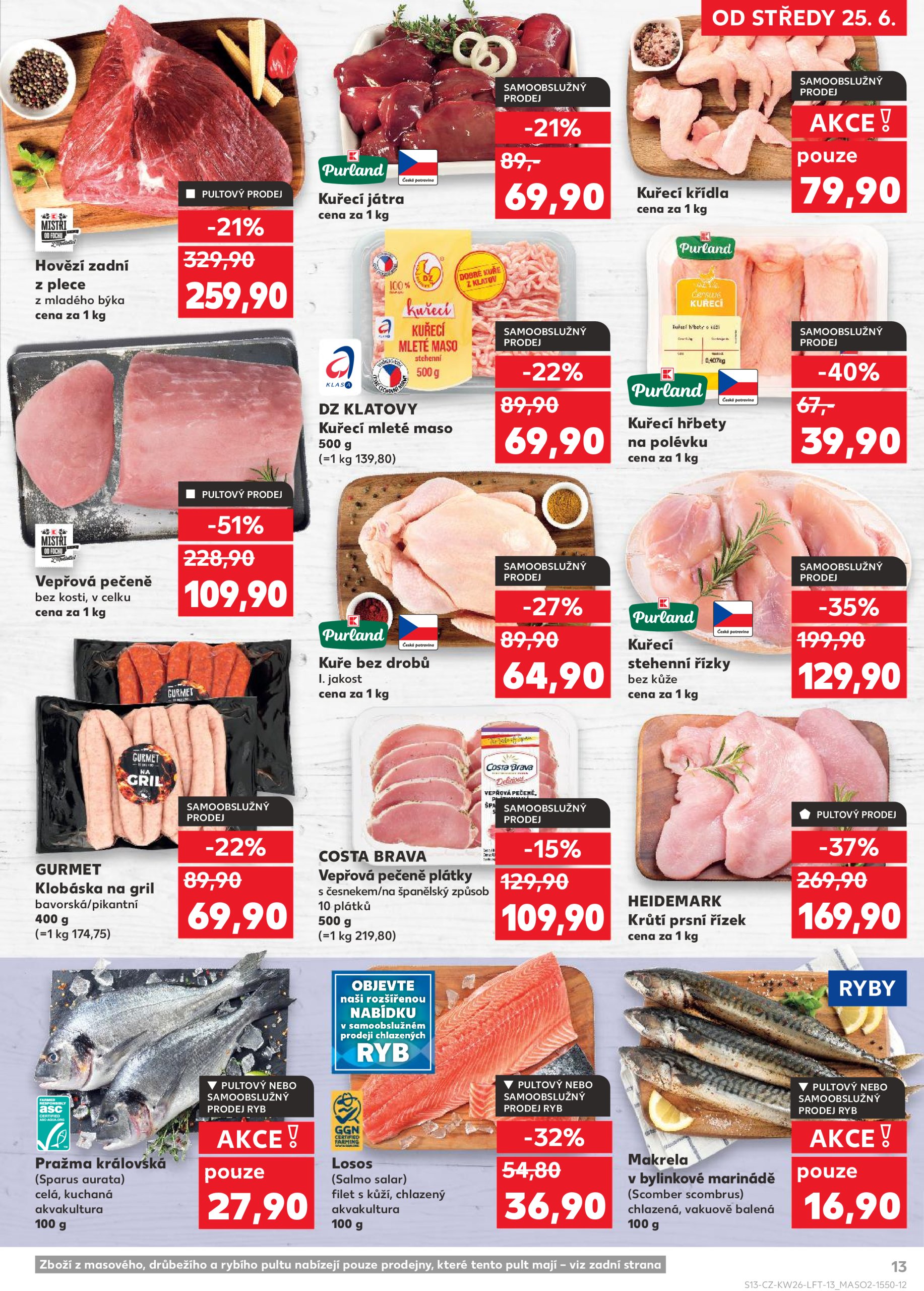 kaufland - Leták Kaufland Praha 4 od 25.06. do 01.07. - page: 13