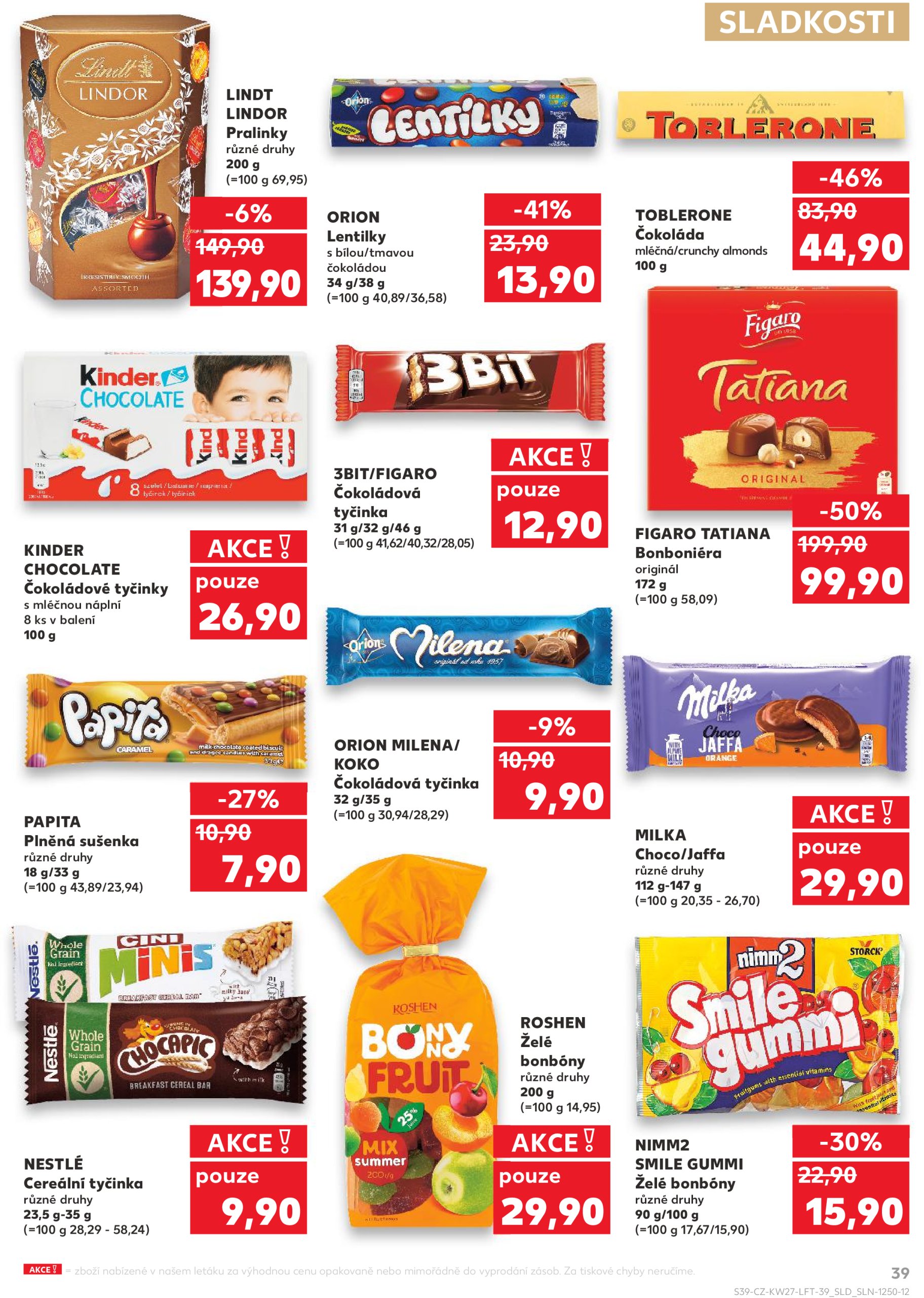 kaufland - Leták Kaufland Praha 4 od 02.07. do 08.07. - page: 39 kaufland - Leták Kaufland Praha 4 od 02.07. do 08.07. - page: 39