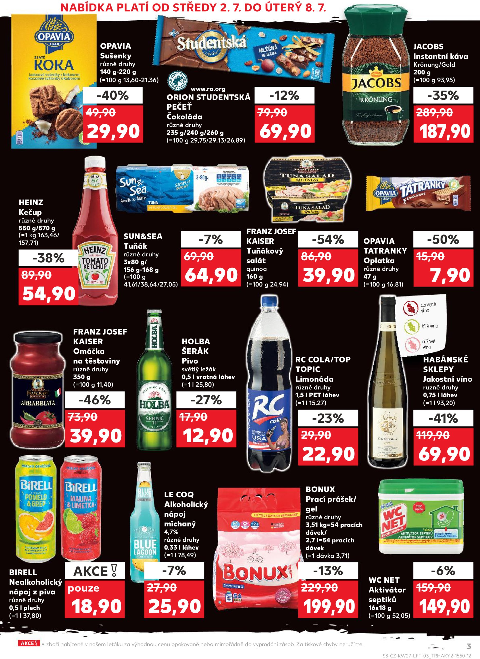 kaufland - Leták Kaufland Praha 4 od 02.07. do 08.07. - page: 3 kaufland - Leták Kaufland Praha 4 od 02.07. do 08.07. - page: 3
