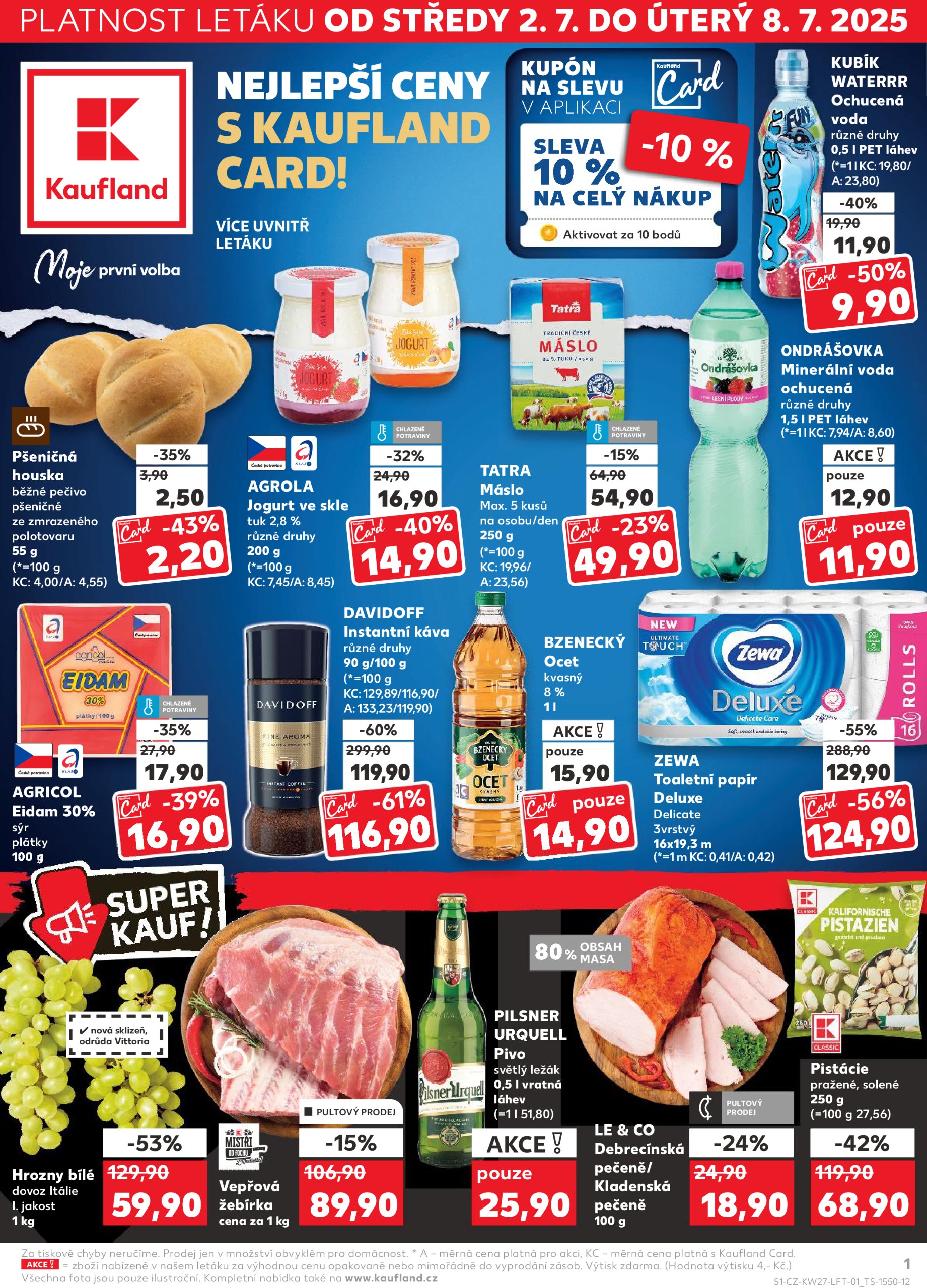 kaufland - Leták Kaufland Praha 4 od 02.07. do 08.07.