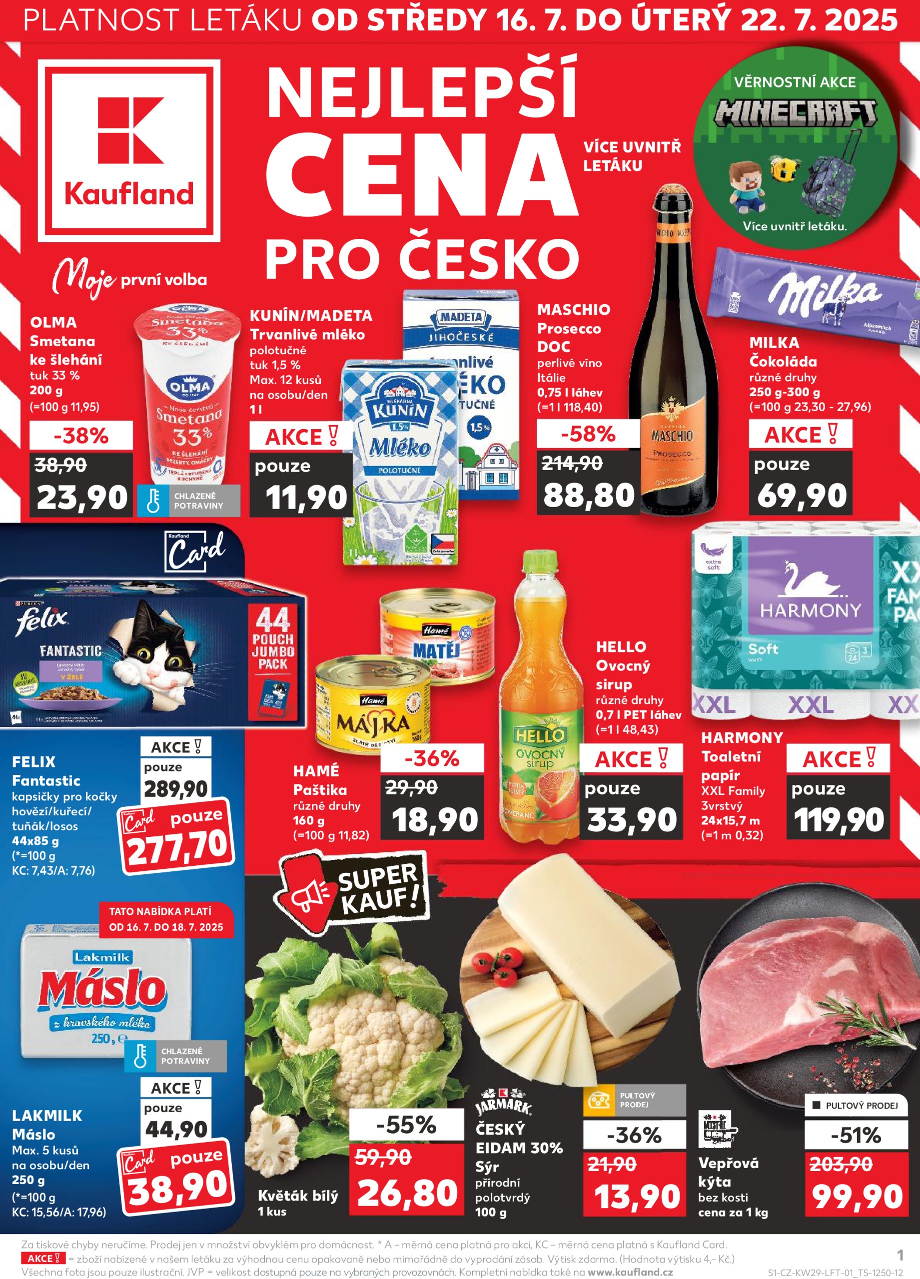 kaufland - Leták Kaufland Kolín od 16.07. do 22.07.