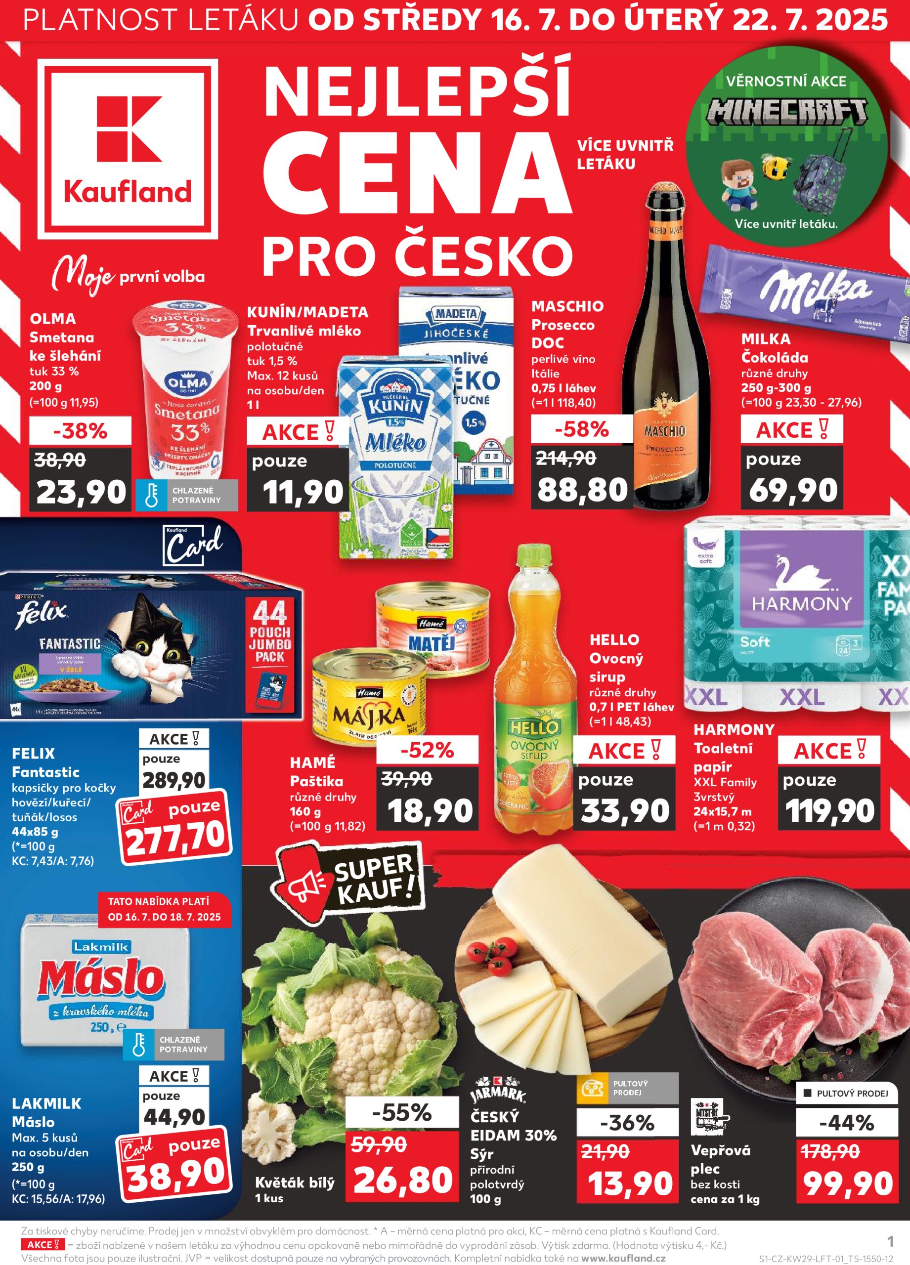 kaufland - Leták Kaufland Praha 4 od 16.07. do 22.07.