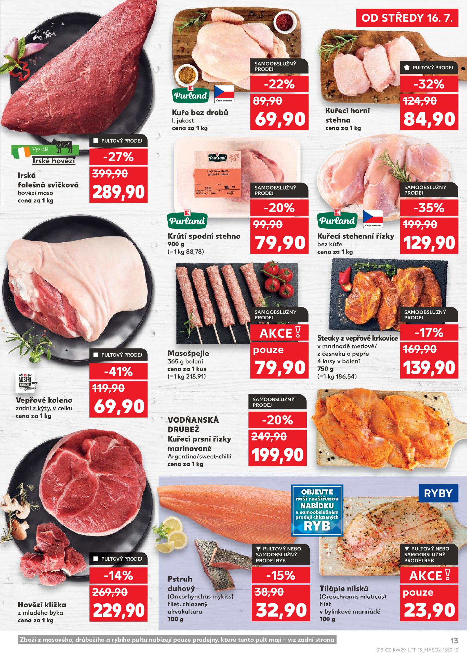 kaufland - Leták Kaufland Praha 4 od 16.07. do 22.07. - page: 13 kaufland - Leták Kaufland Praha 4 od 16.07. do 22.07. - page: 13