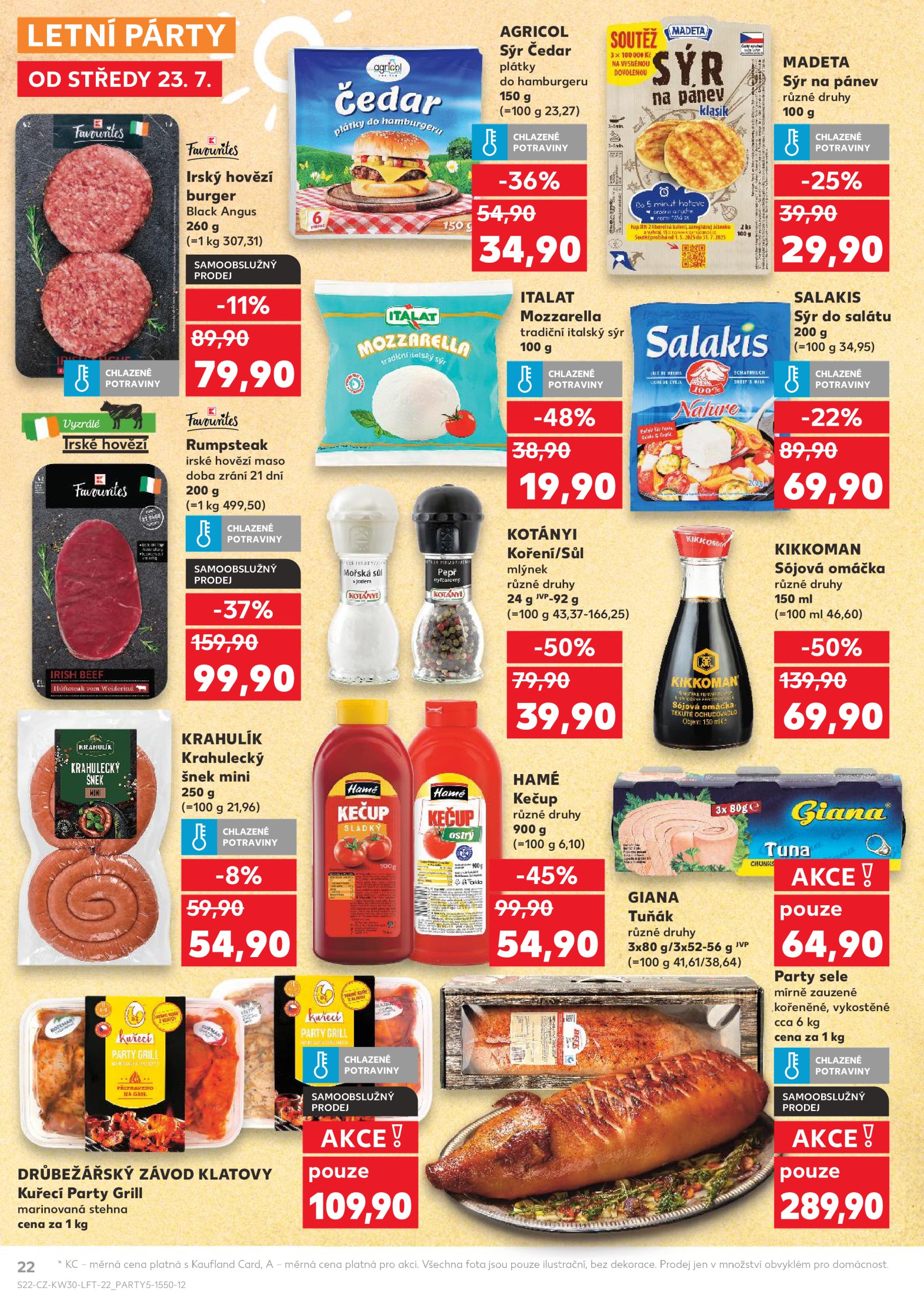 kaufland - Leták Kaufland Praha 4 od 23.07. do 29.07. - page: 22